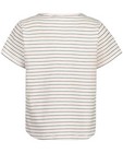 T-shirts - Wit T-shirt met strepen BESTies