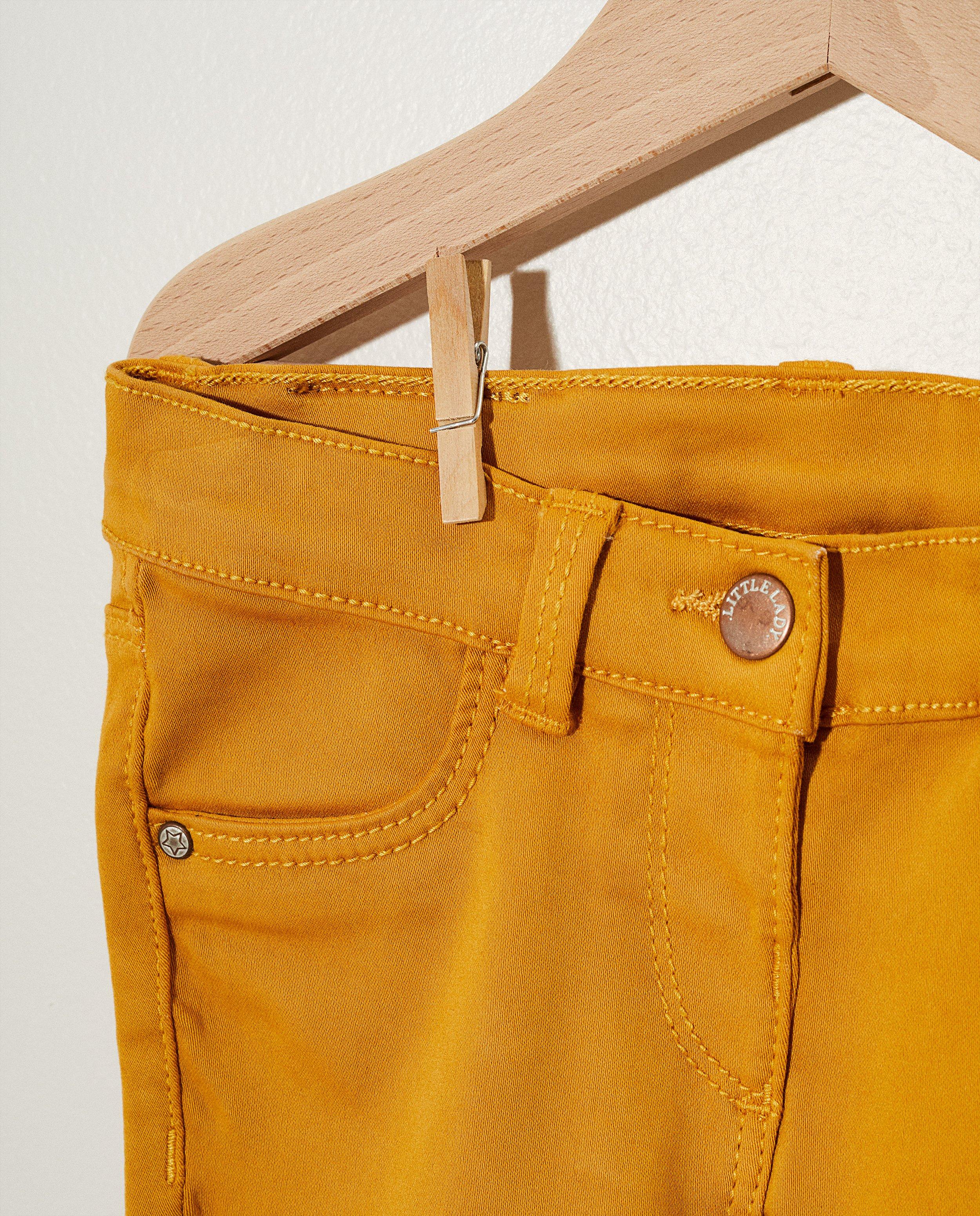 Broeken - Donkergele broek