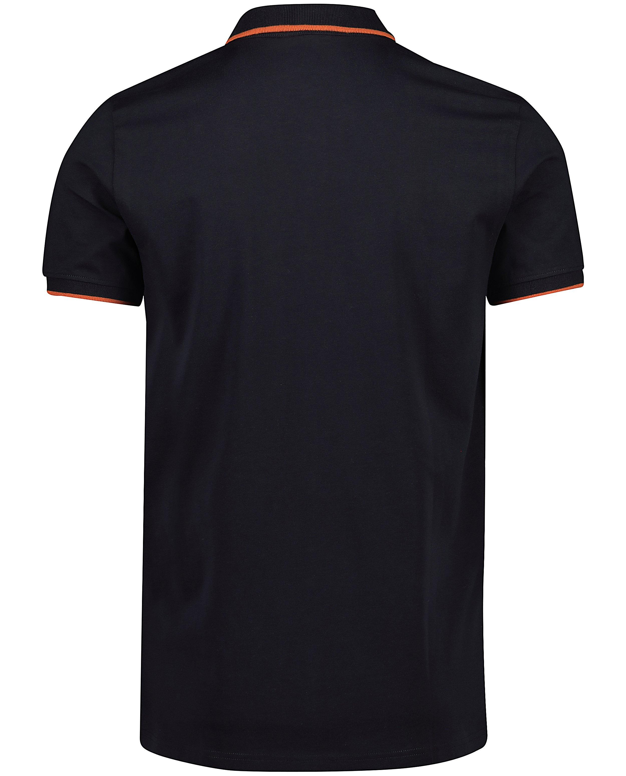 Polos - Polo bleu, motif en relief