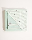 Cape de bain + gant verts - imprimé - JBC