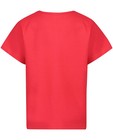 T-shirts - T-shirt rouge avec chat BESTies