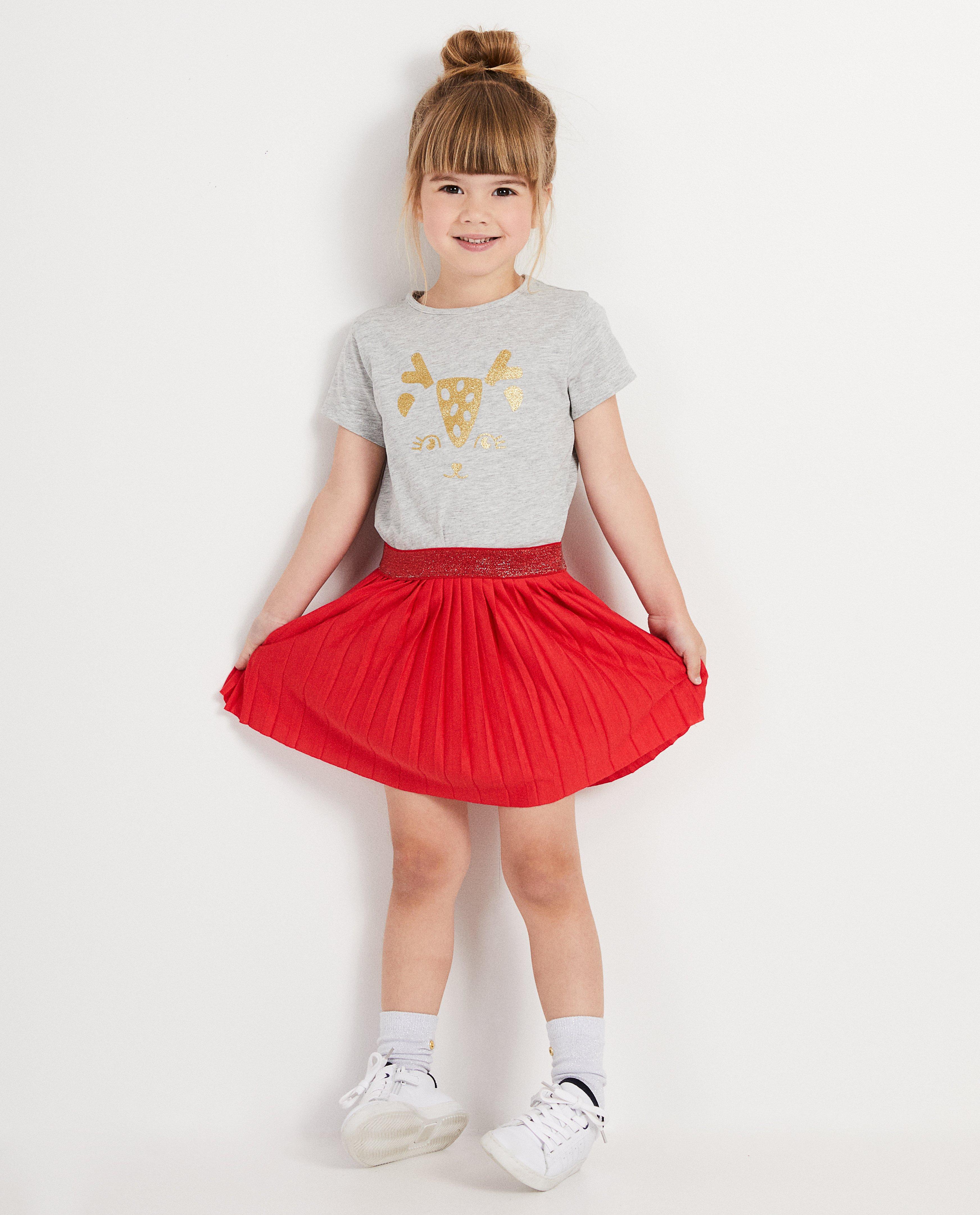 T-shirt gris BESTies - imprimé - Besties