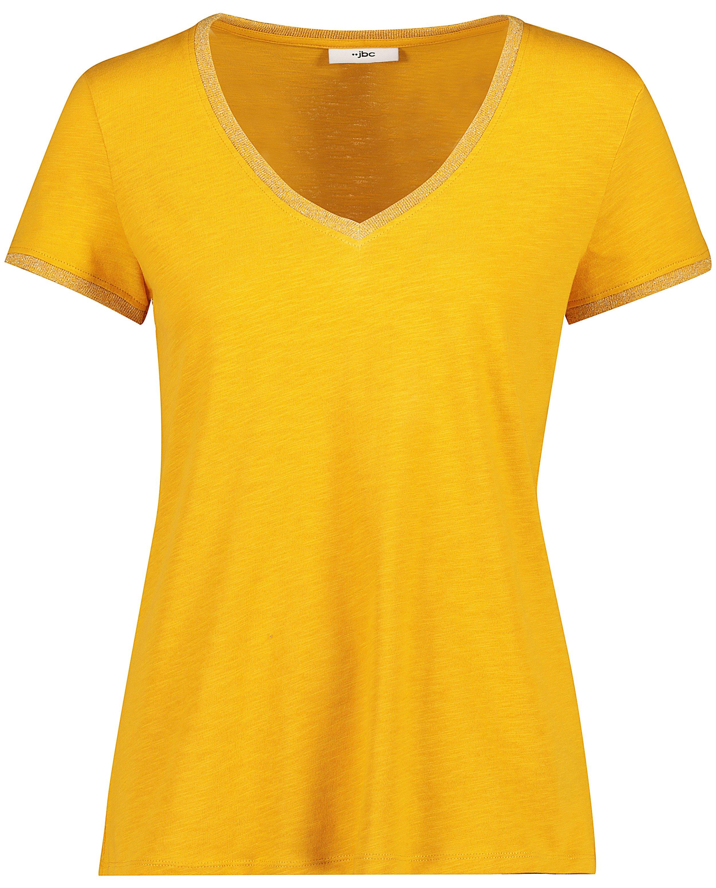 T-shirts - Okergeel T-shirt met glitter