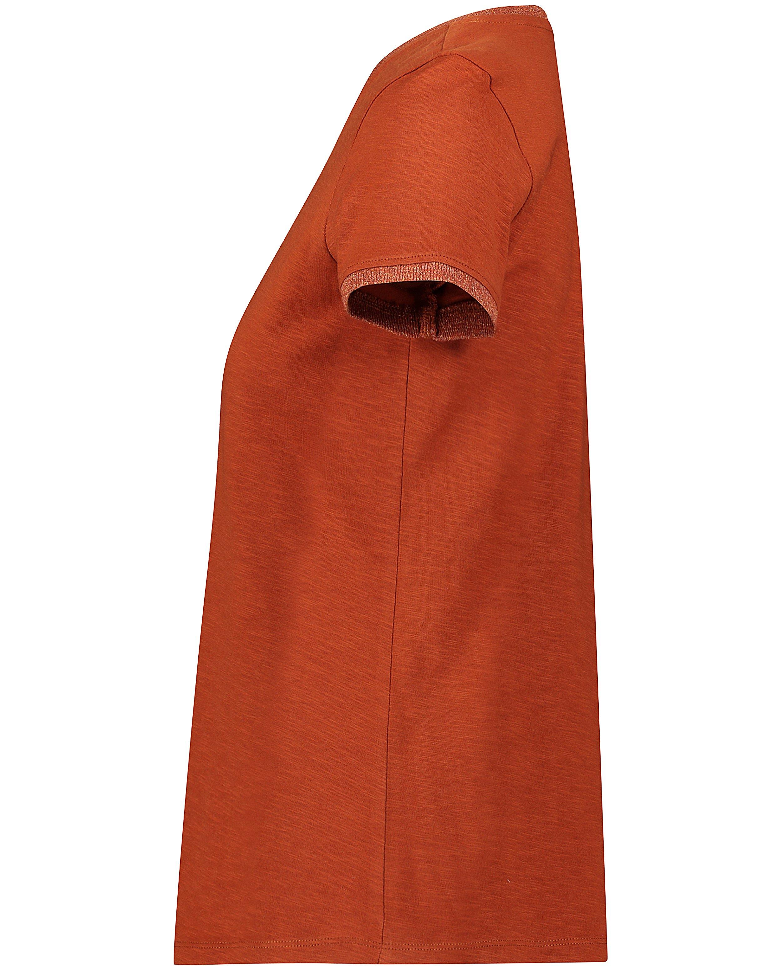 T-shirts - Oranje T-shirt met glitter