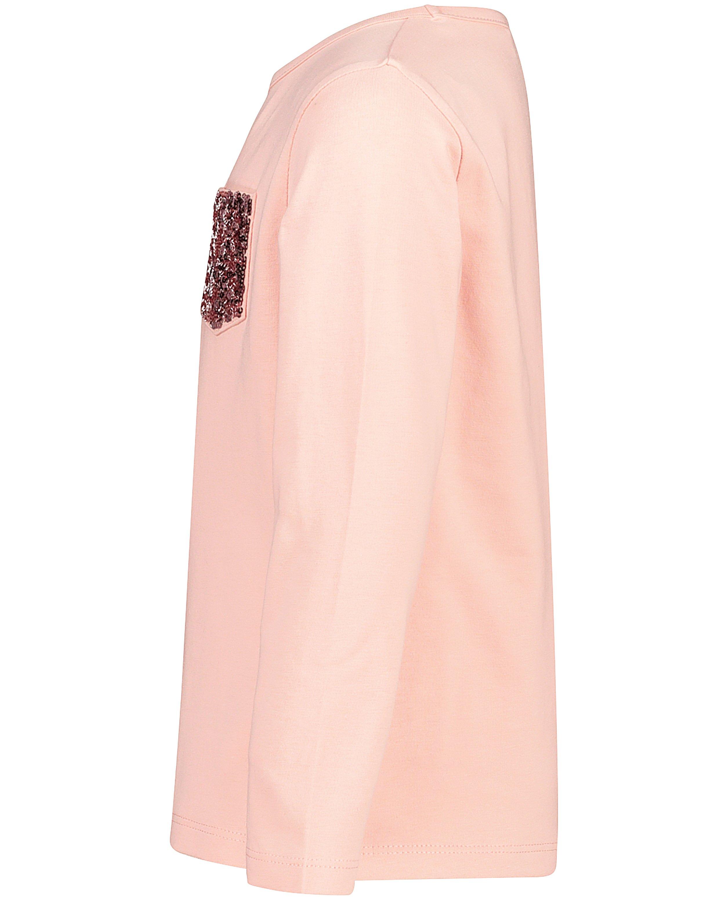 T-shirts - Roze longsleeve van biokatoen
