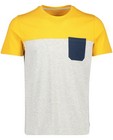 T-shirts - T-shirt gris avec color block