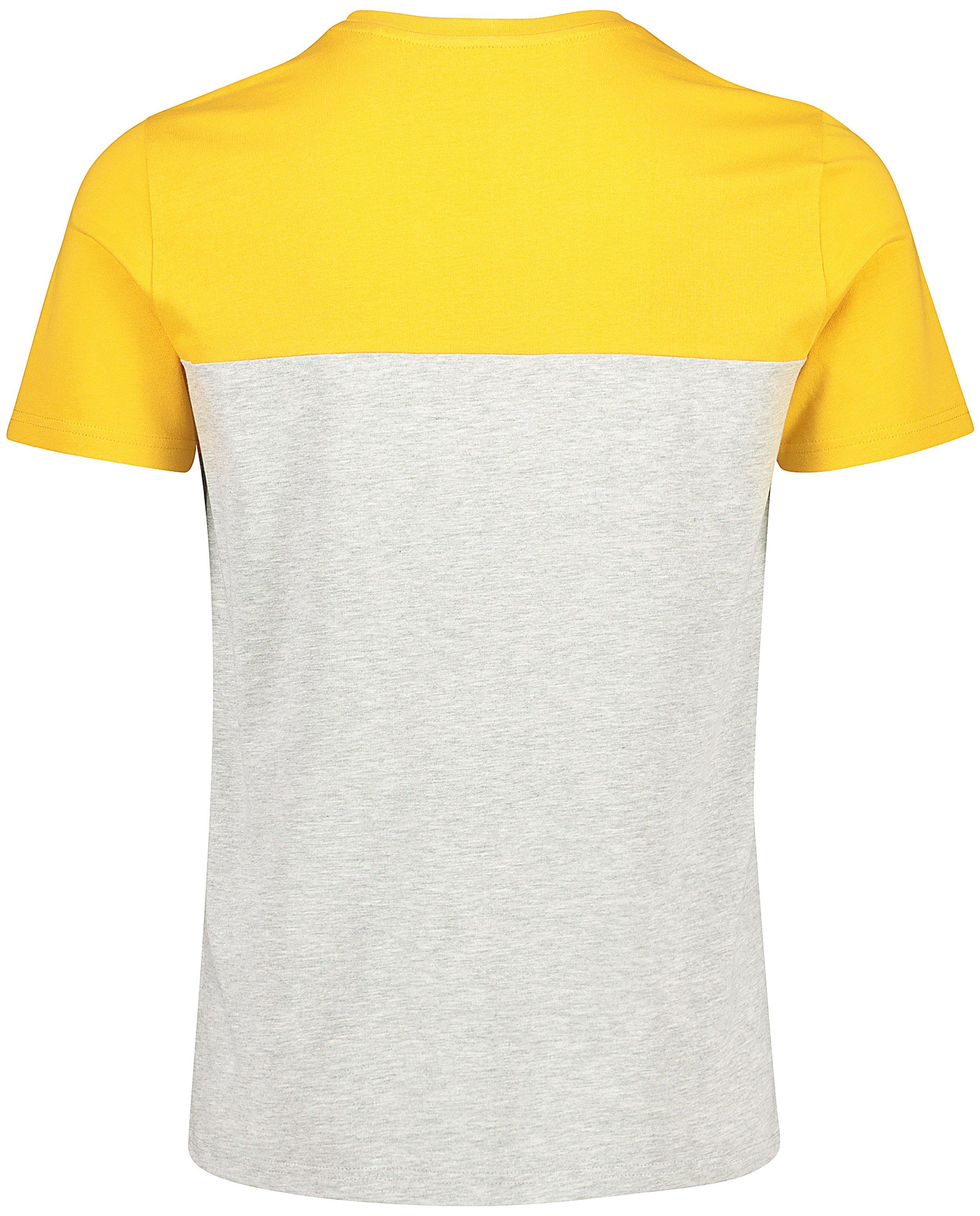 T-shirts - Grijs T-shirt met color block