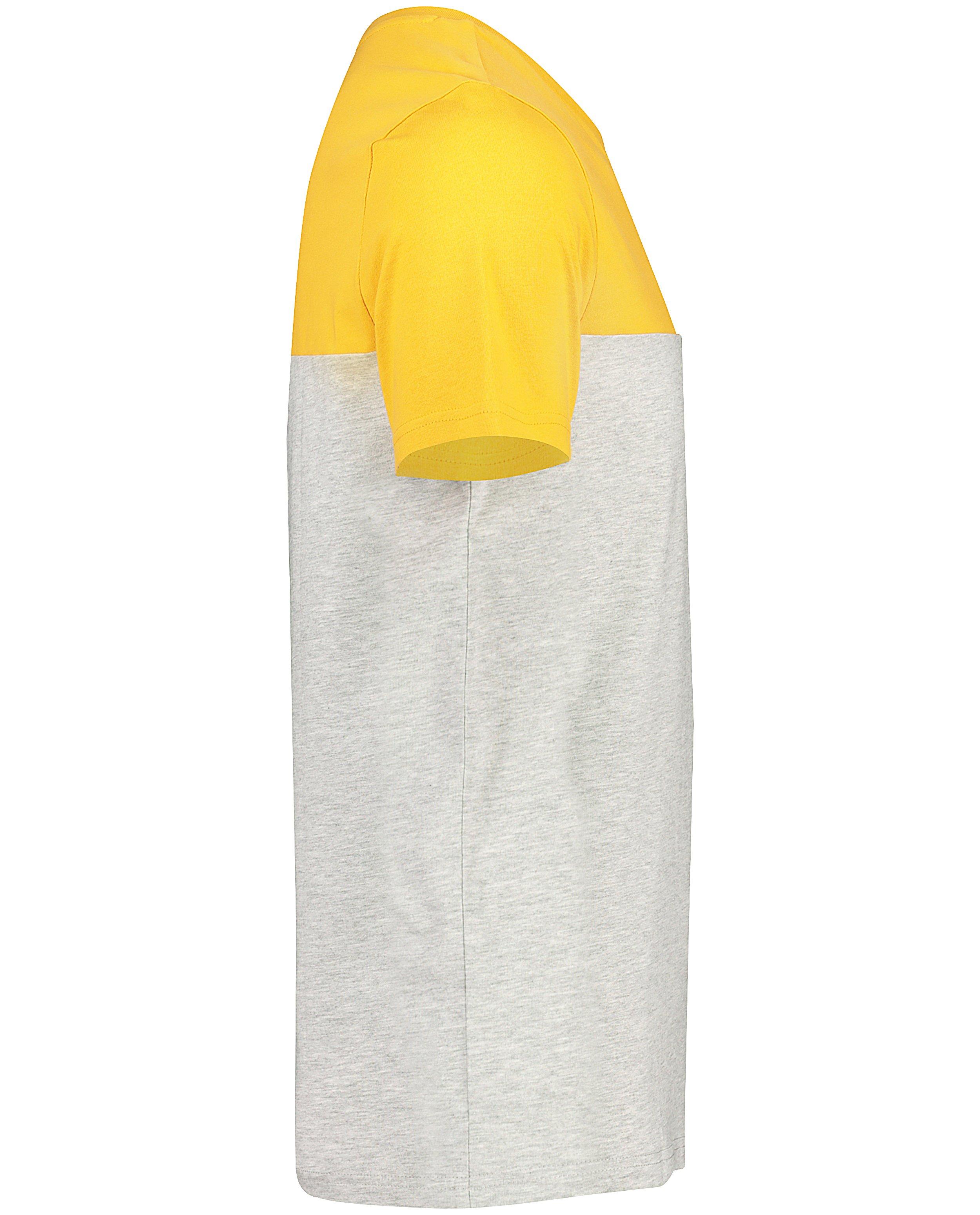 T-shirts - Grijs T-shirt met color block