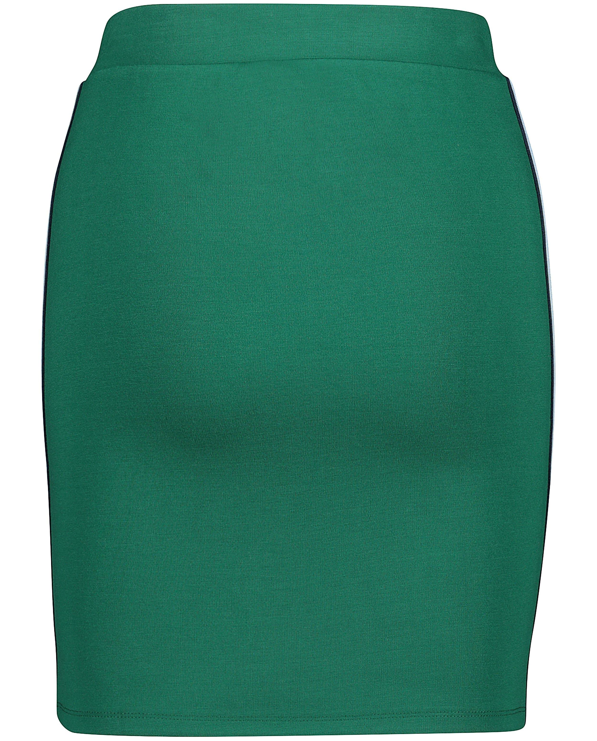 Rokken - Groene rok met lichtblauwe strook