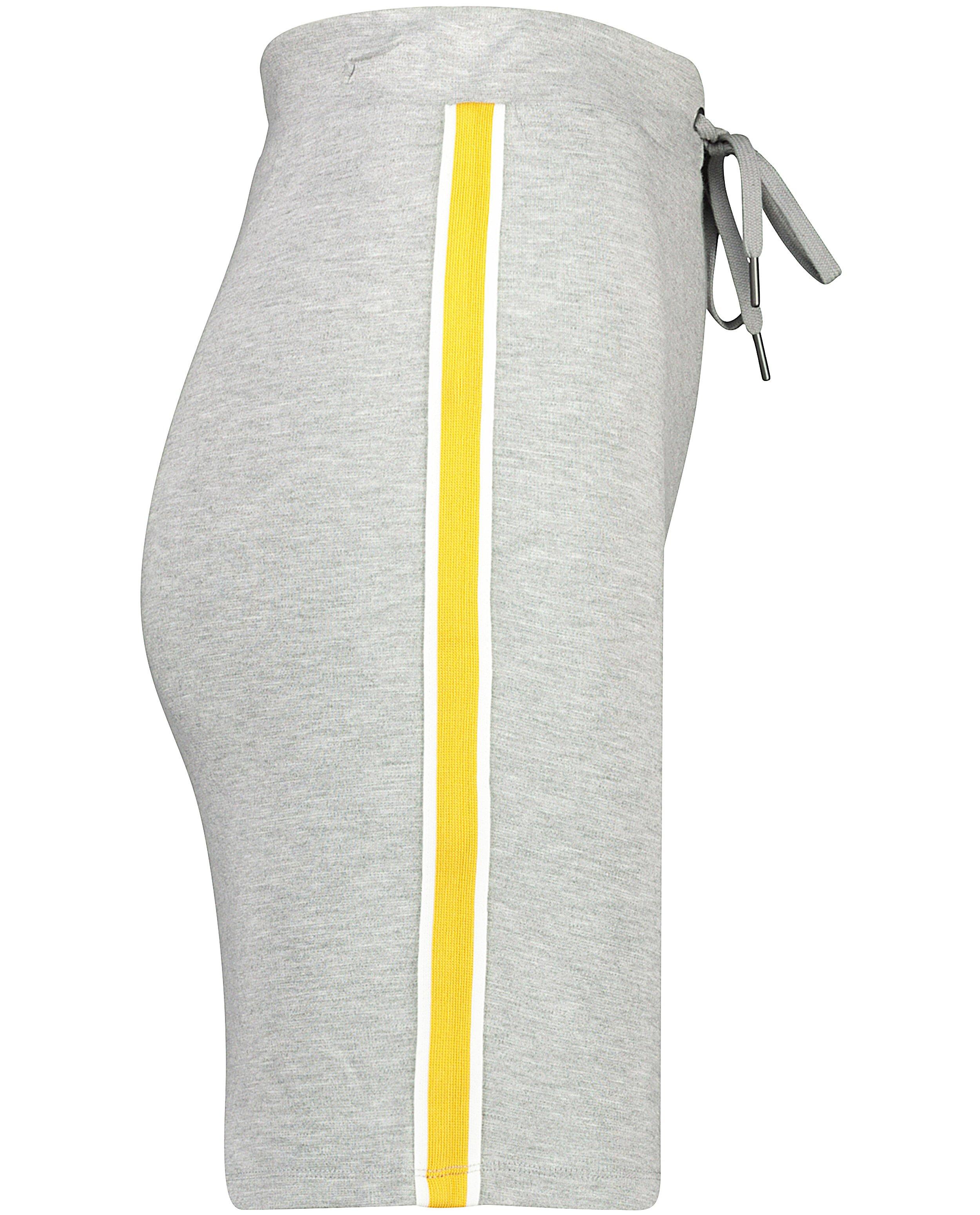 Jupe grise avec bande jaune - D&eacute;tails du produit - gris - image num&eacute;ro 4