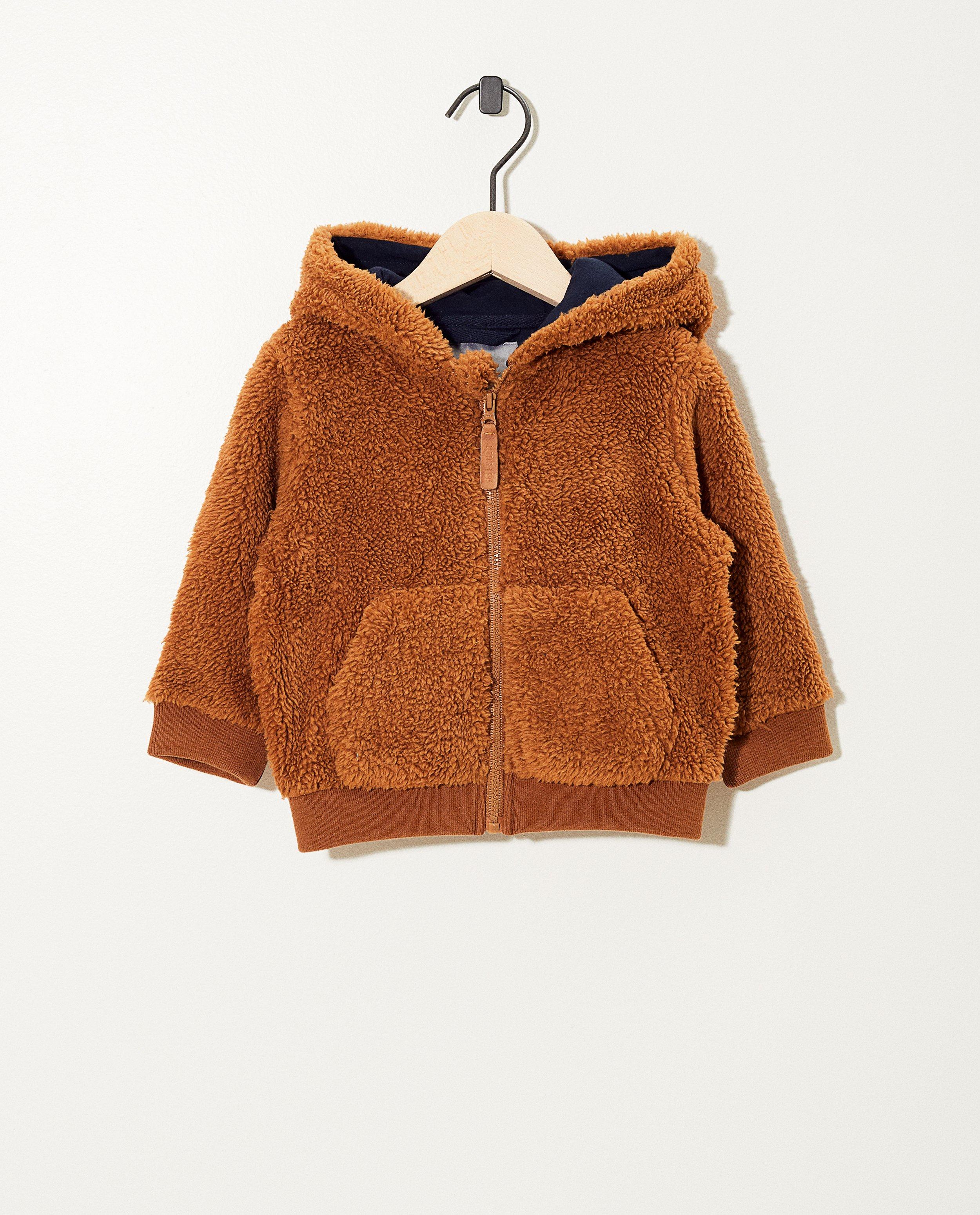 Gilet brun, petites oreilles - à longs poils - JBC