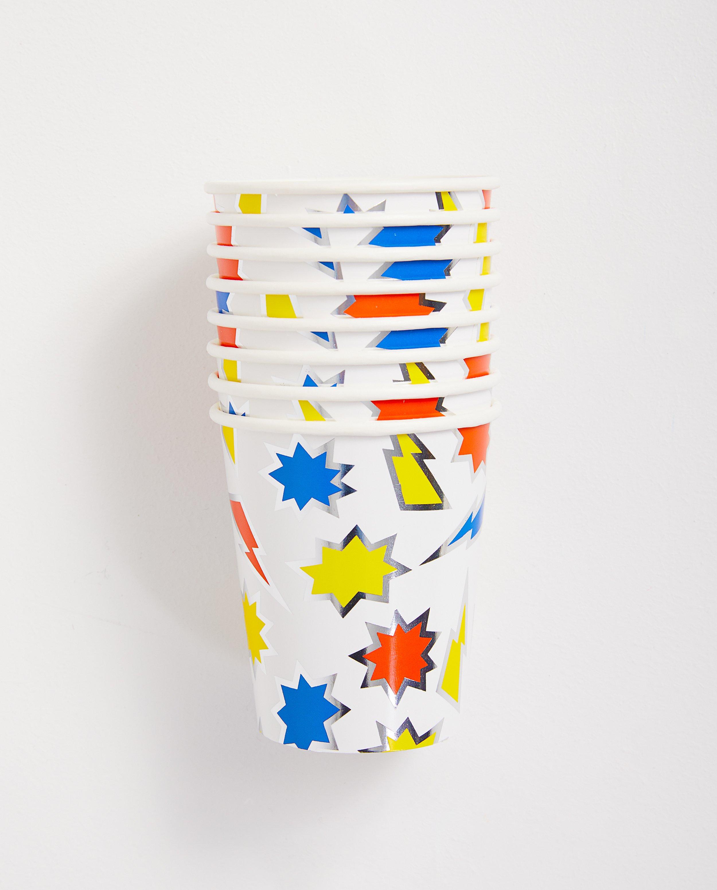Gobelets imprimés - anniversaire, en papier - JBC