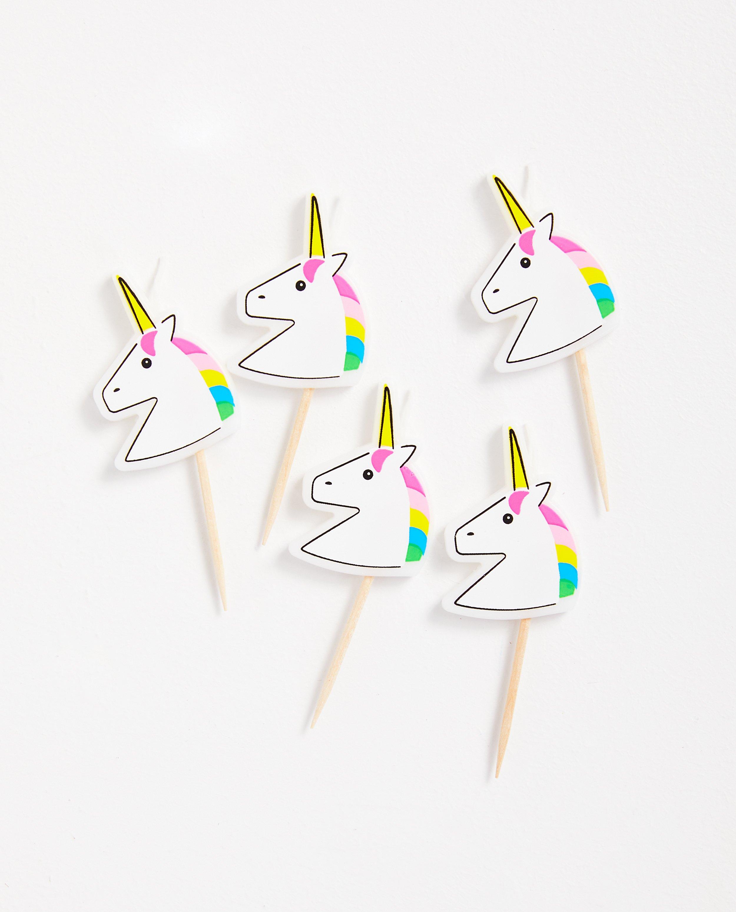 5 bougies d’anniversaire - licorne - JBC