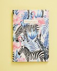 Passpoort cover met print - van flamingo's en zebra's - JBC