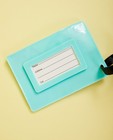 Gadgets - Turquoise naamlabel voor koffer