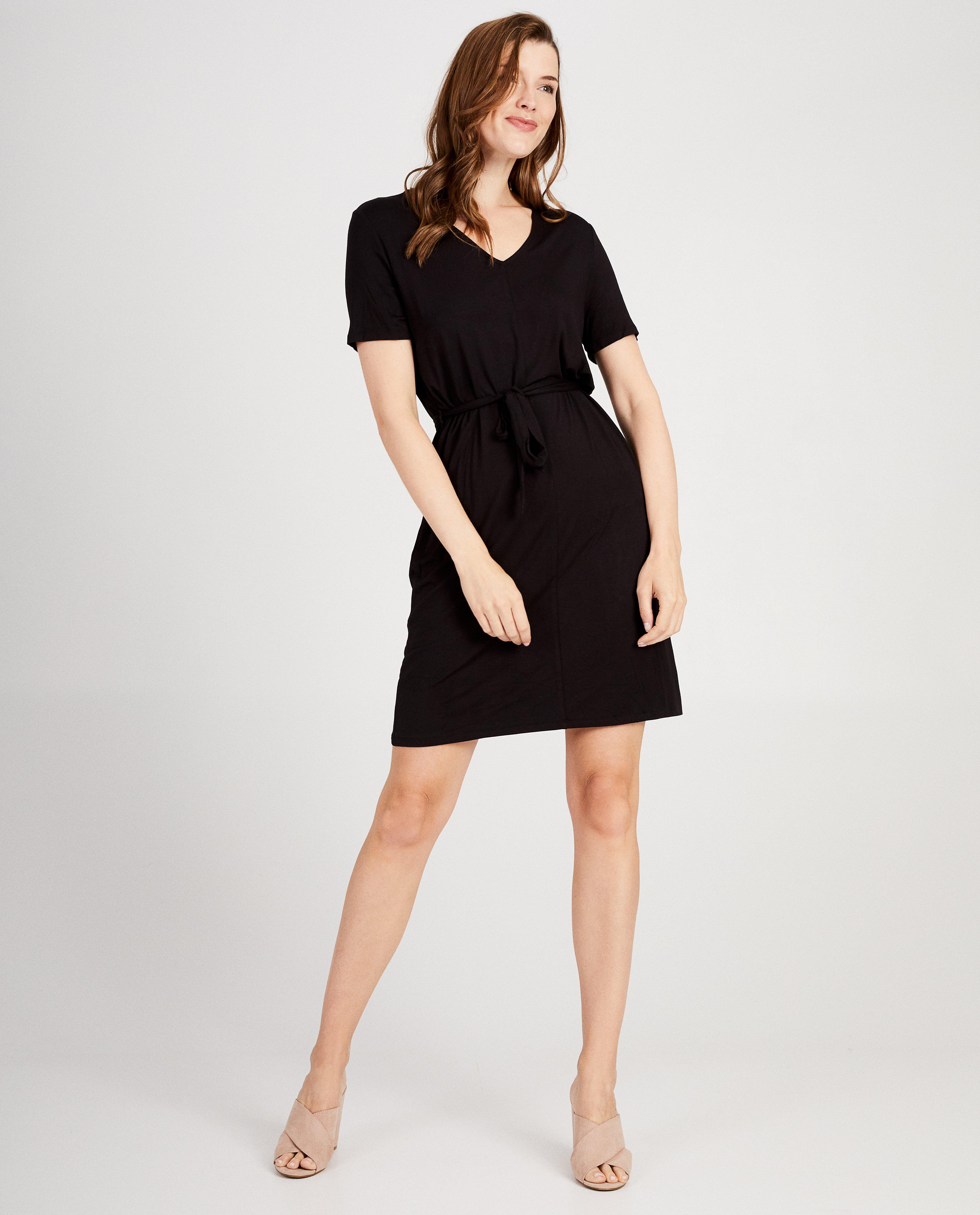 Robe noire - viscose - JBC