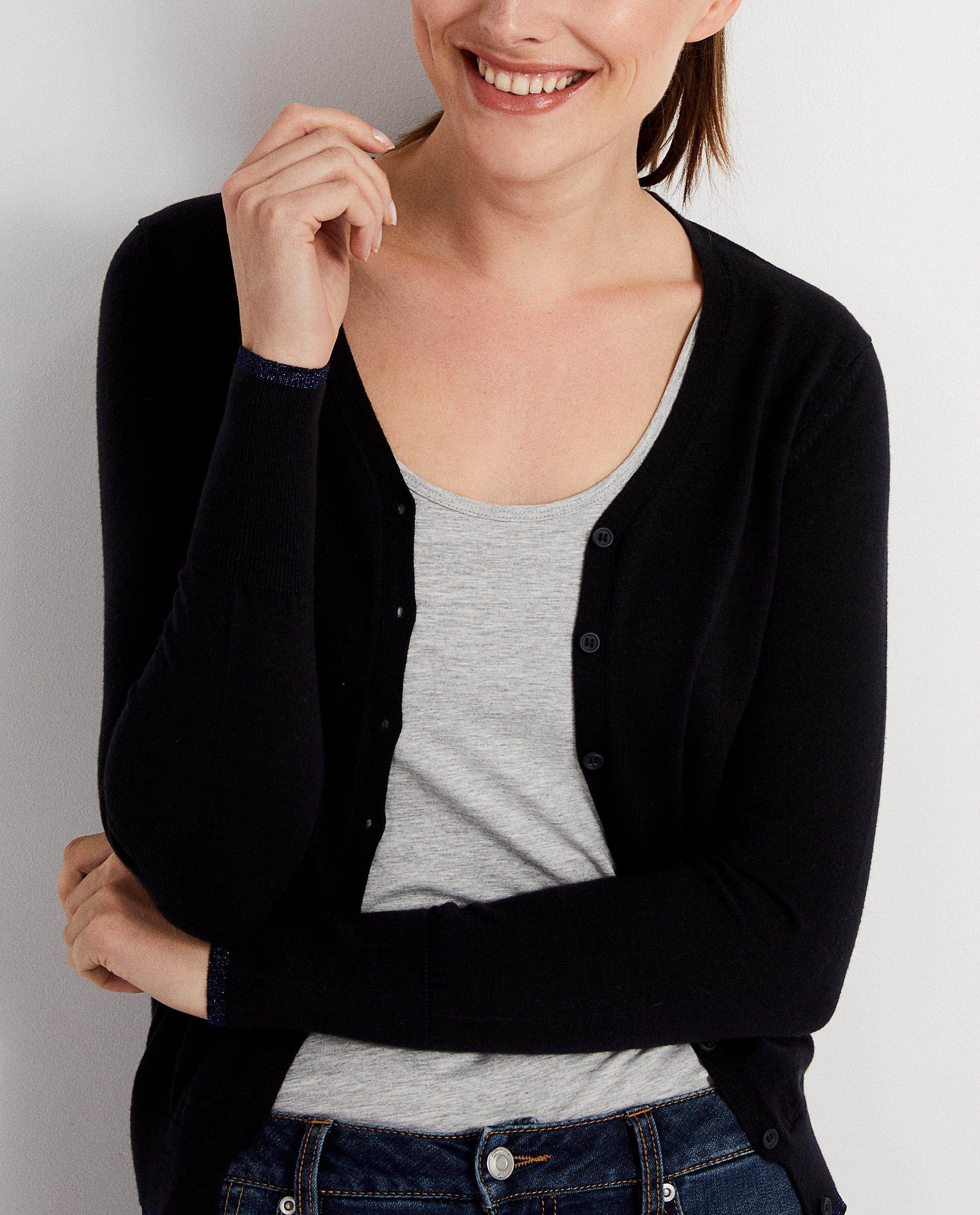 Cardigans - Cardigan bleu marine