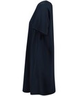 Kleedjes - Donkerblauwe jurk met V-hals