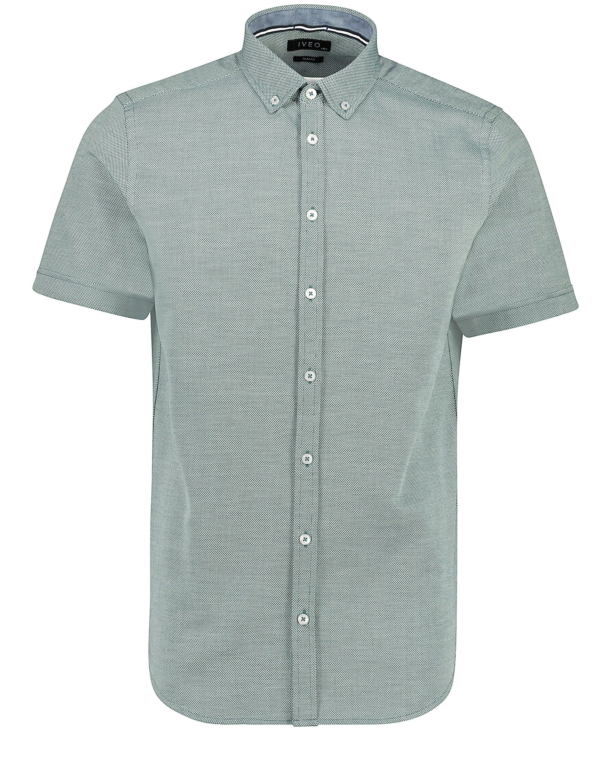 Hemden - Groen hemd met witte print