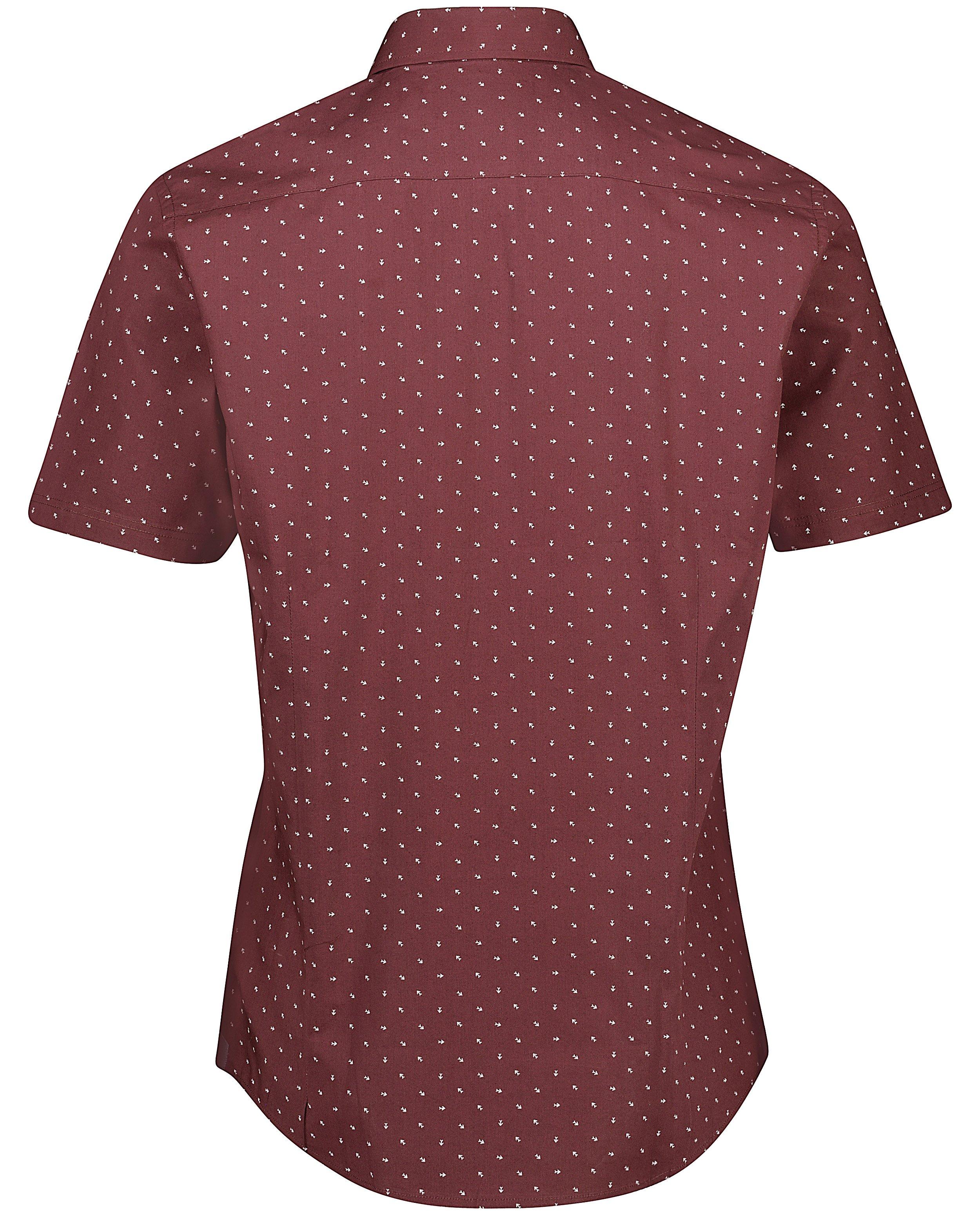 Bordeaux hemd met pijltjesprint - Product Detail - meerkleurig - afbeelding nummer 6