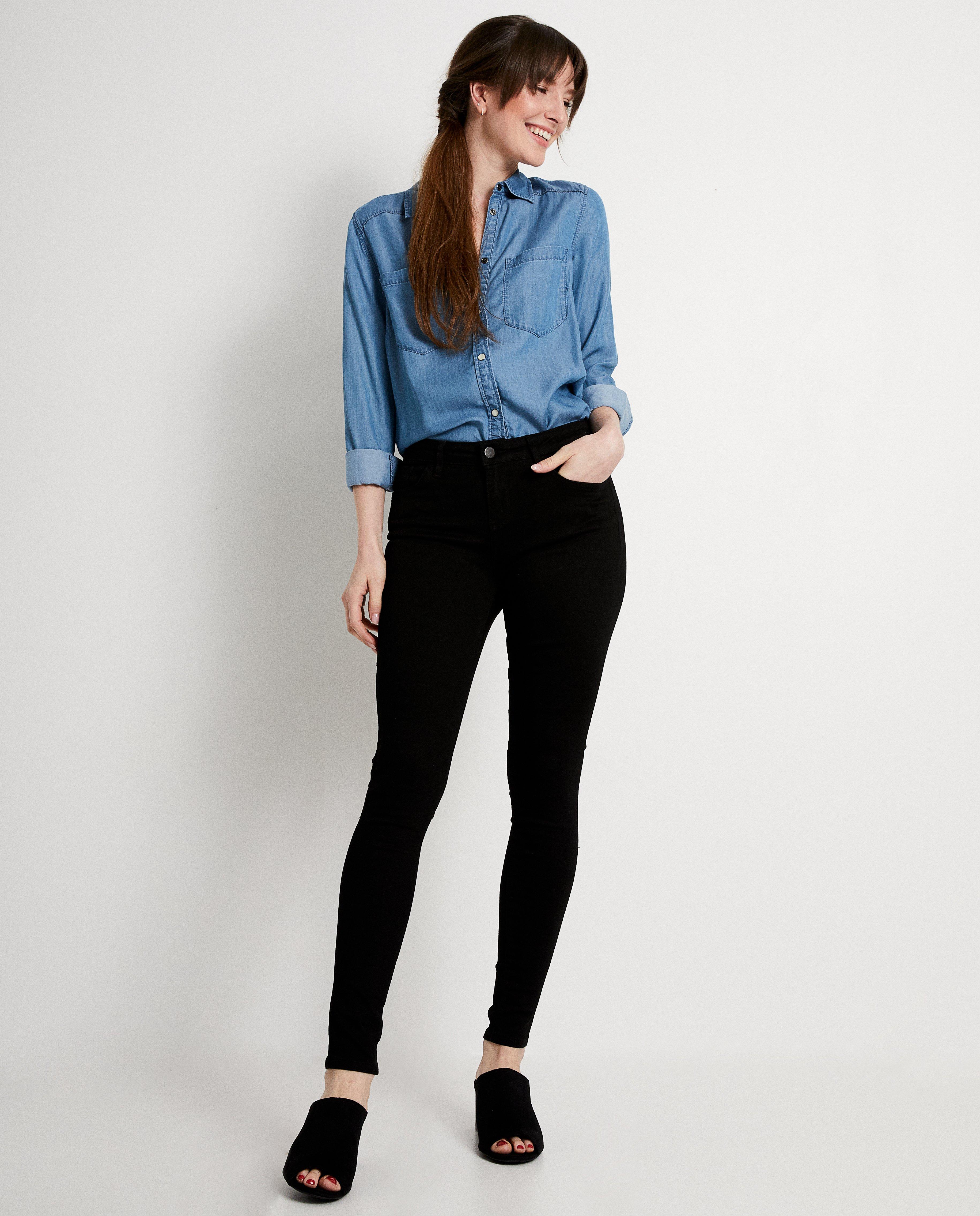 Zwarte superskinny jeans - mid rise - JBC