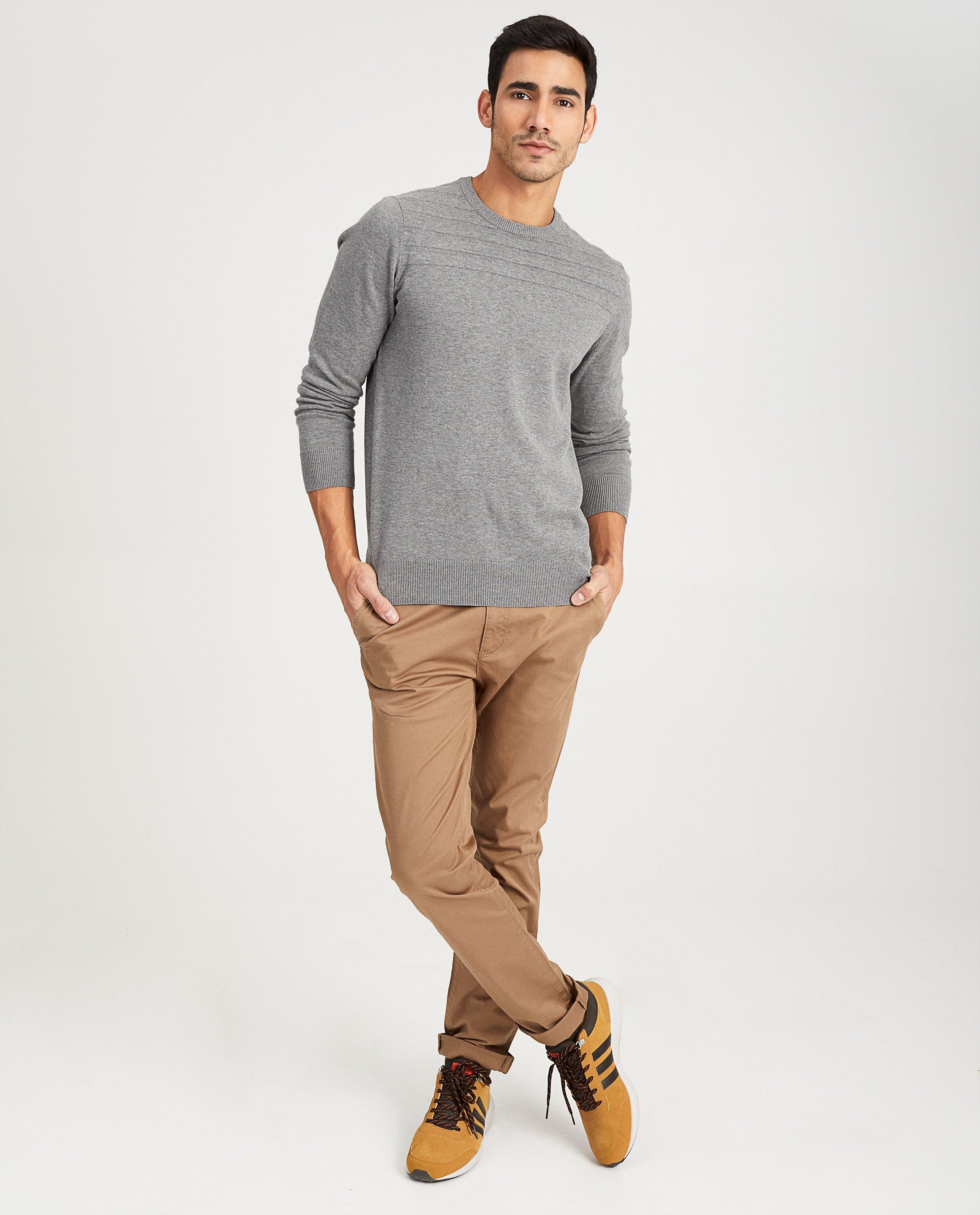 Pantalon brun clair - D&eacute;tails du produit - brun - image num&eacute;ro 1