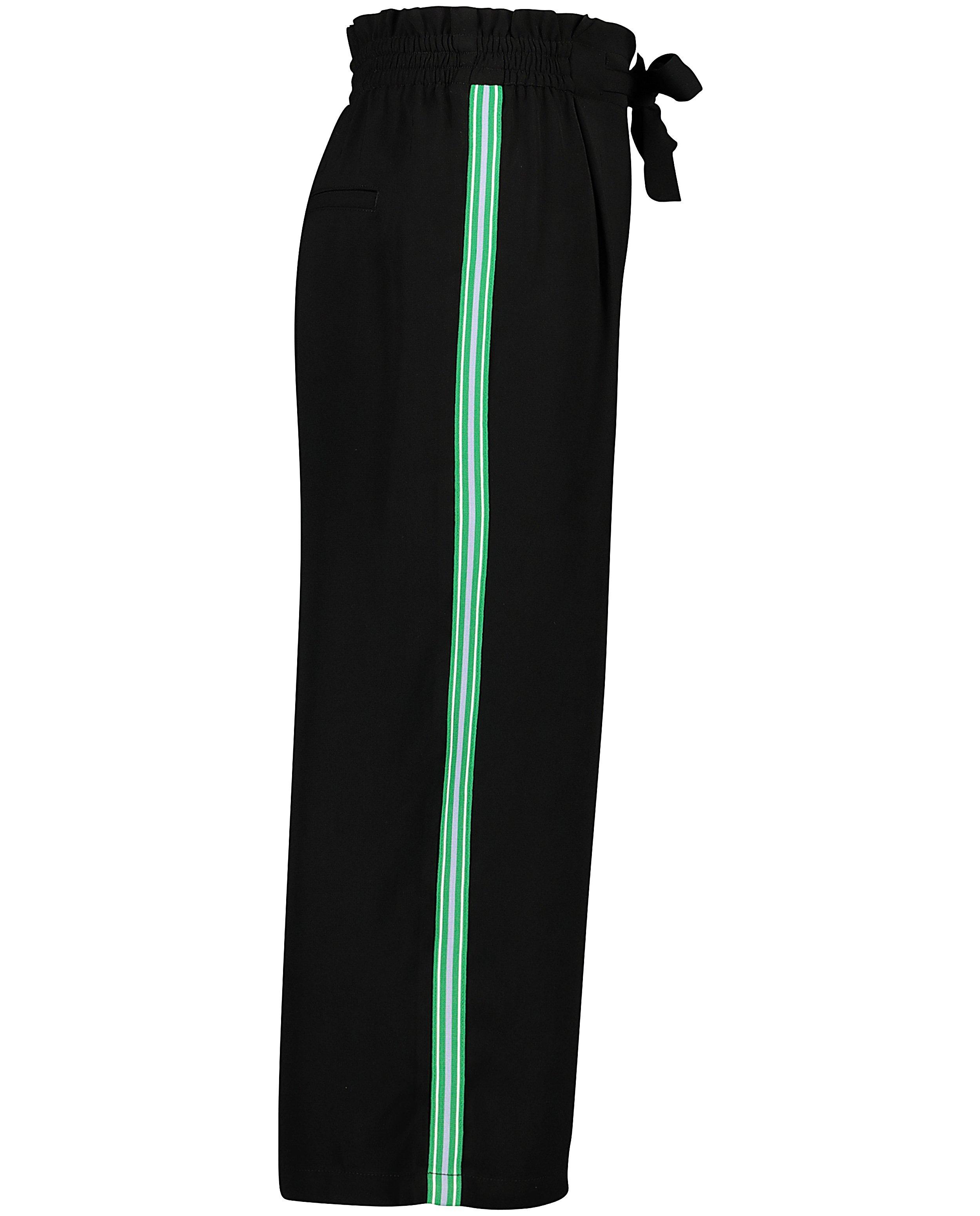 Pantalons - Pantalon noir, bande sportive