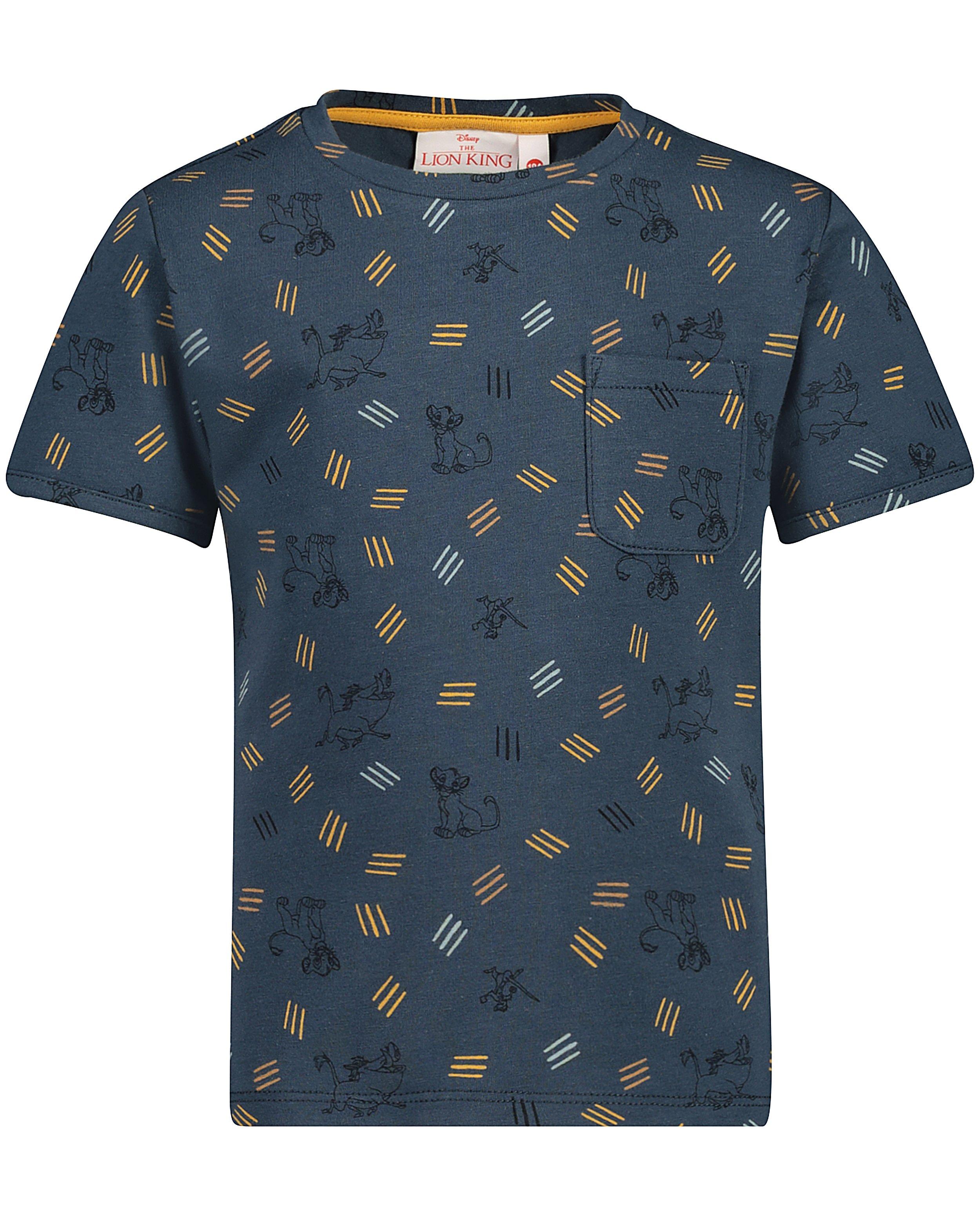 T-shirt bleu Le Roi Lion, Disney - imprimé - Lion King