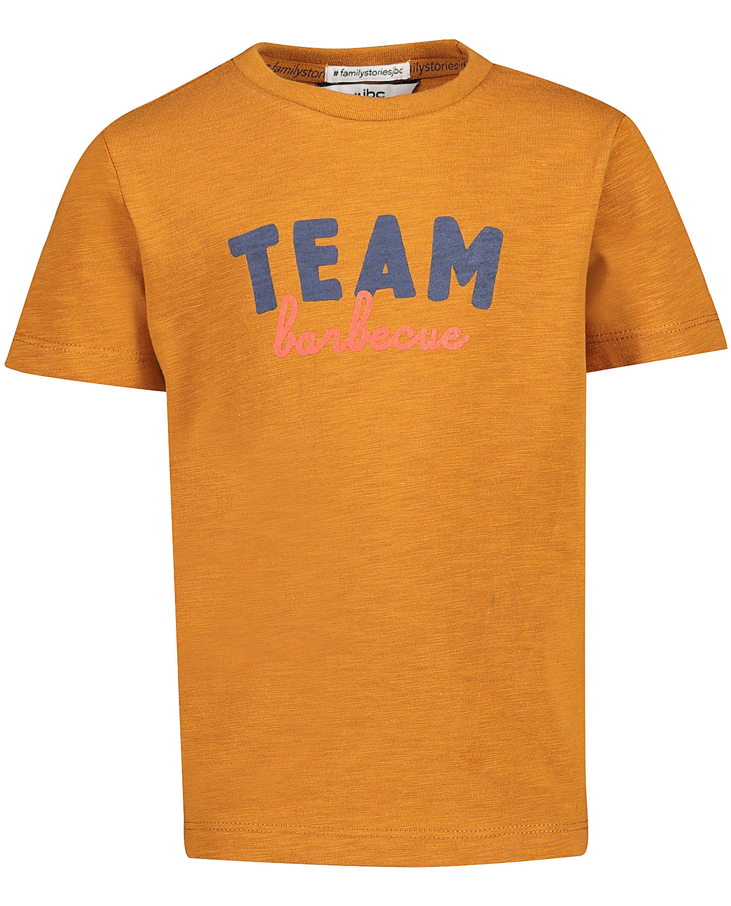 T-shirts - T-shirt terracotta à inscription