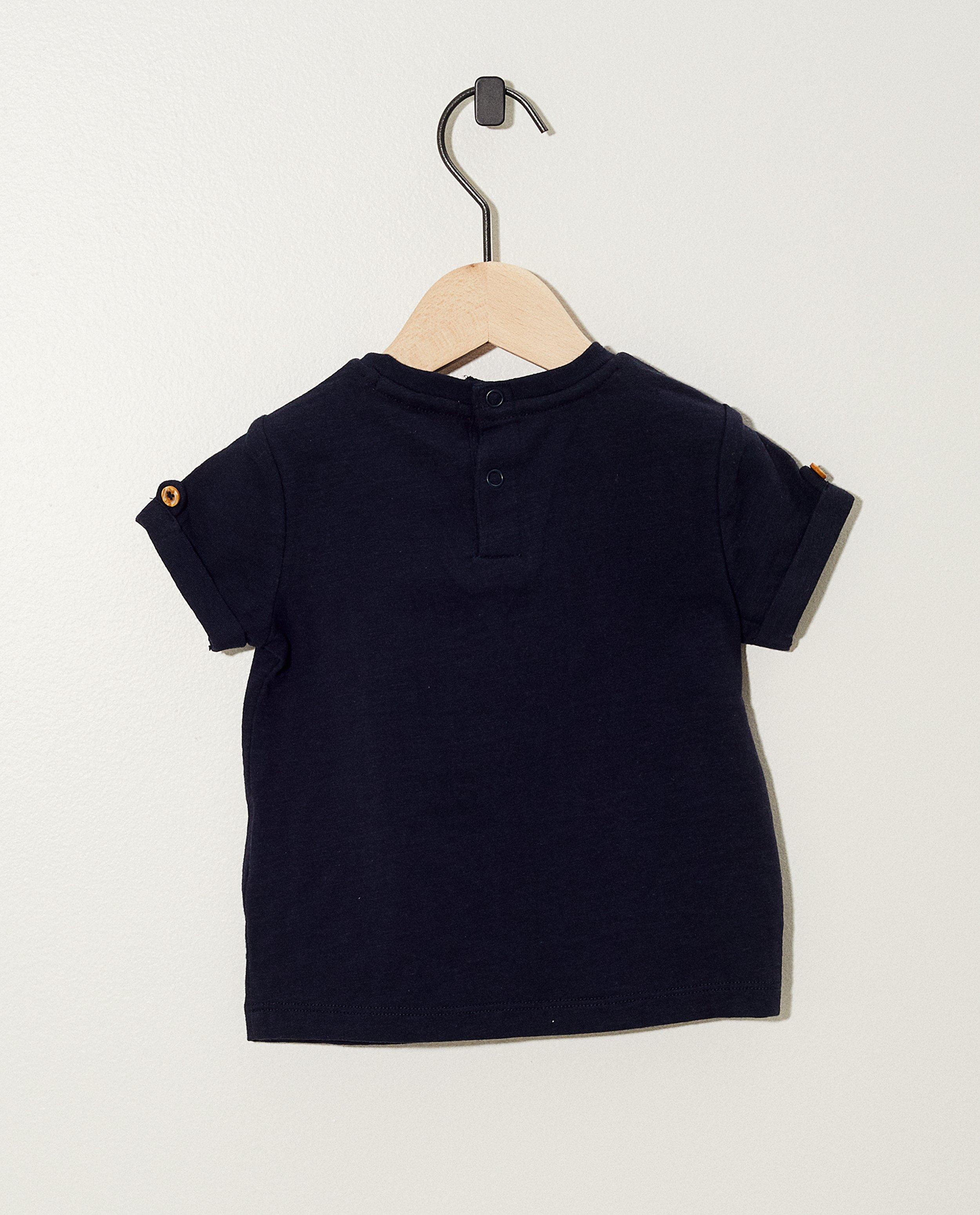 T-shirts - T-shirt bleu marine à inscription