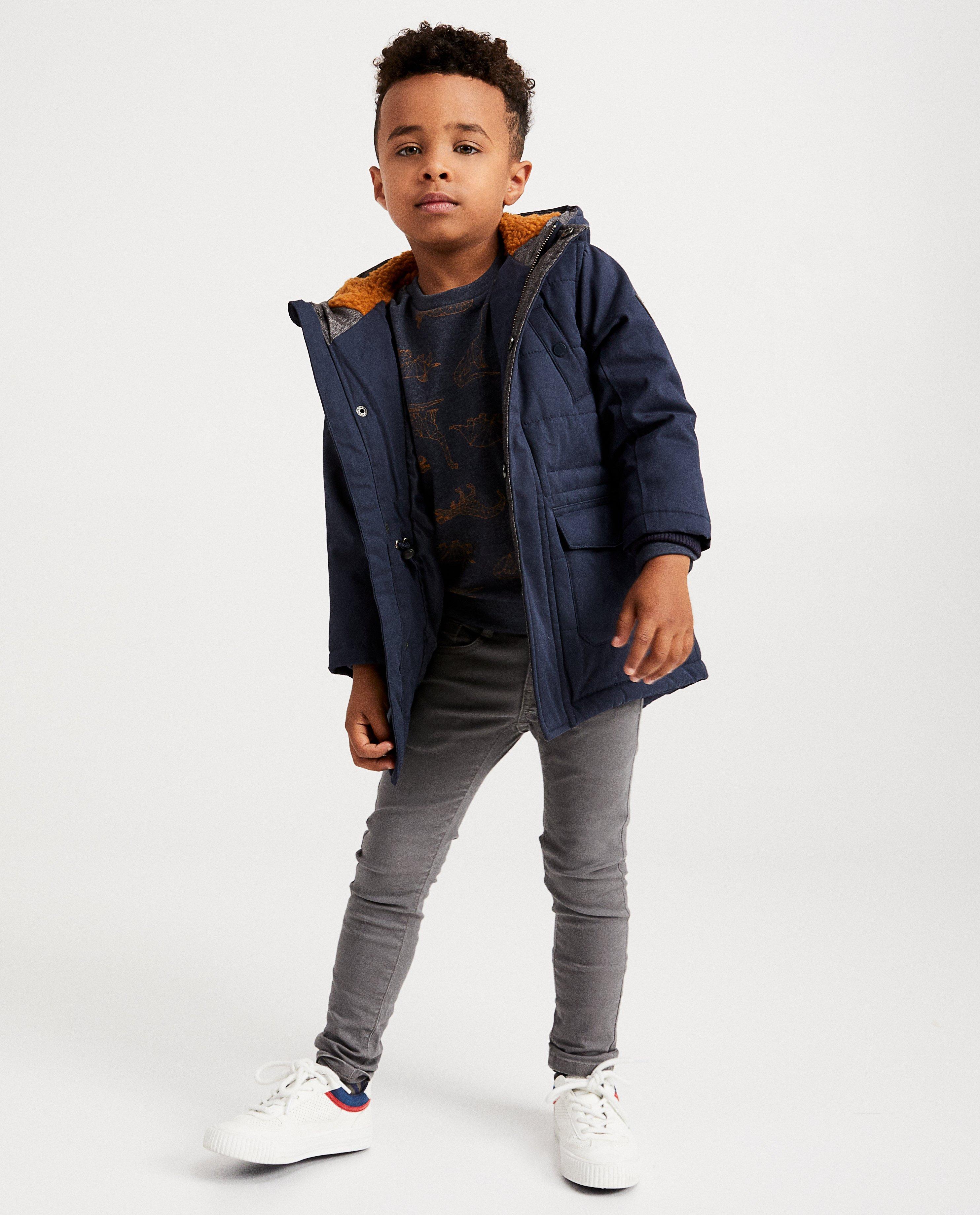 Longue veste bleu fonc&eacute; - D&eacute;tails du produit - bleu fonc&eacute; - image num&eacute;ro 1