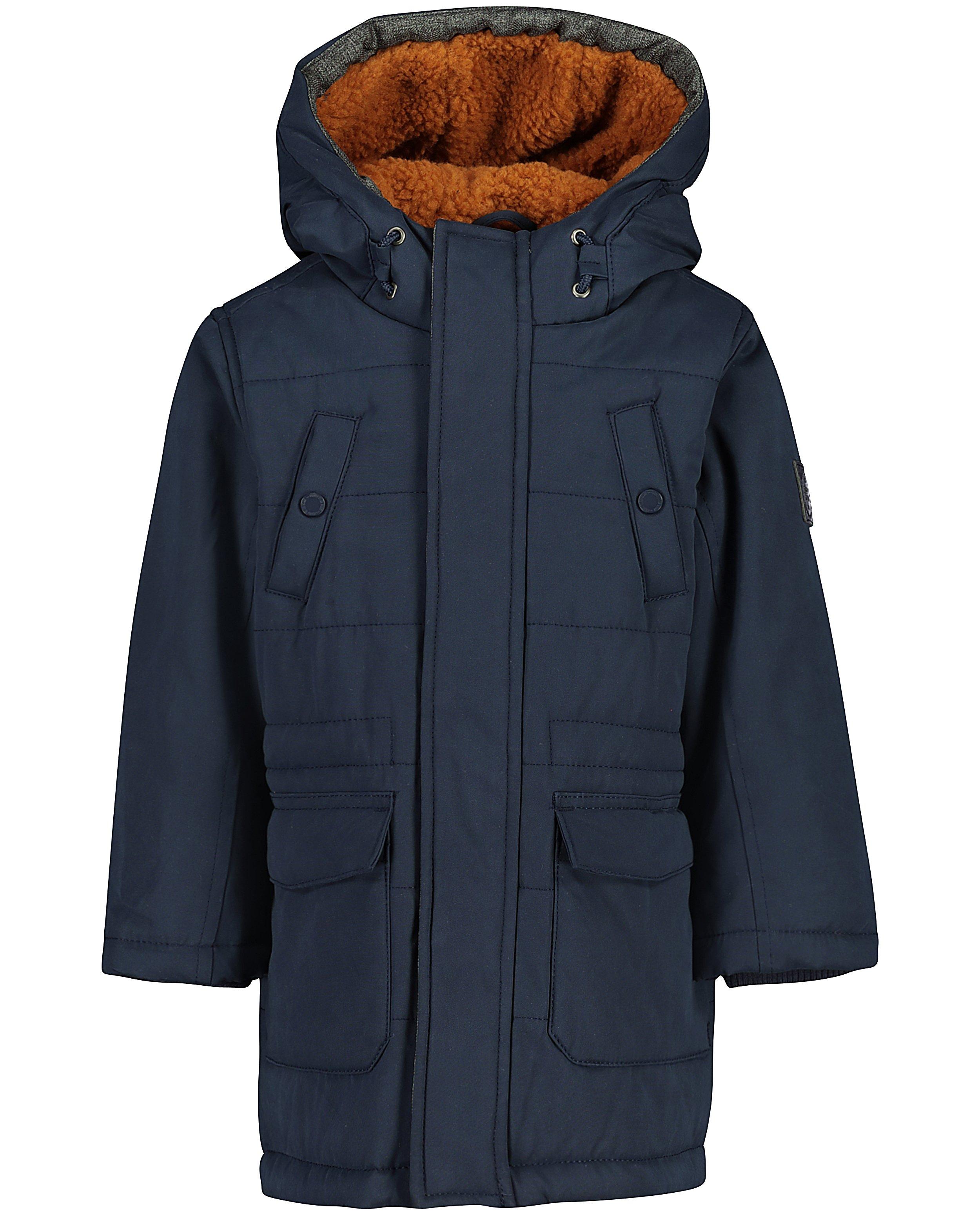 Longue veste bleu fonc&eacute; - D&eacute;tails du produit - bleu fonc&eacute; - image num&eacute;ro 3