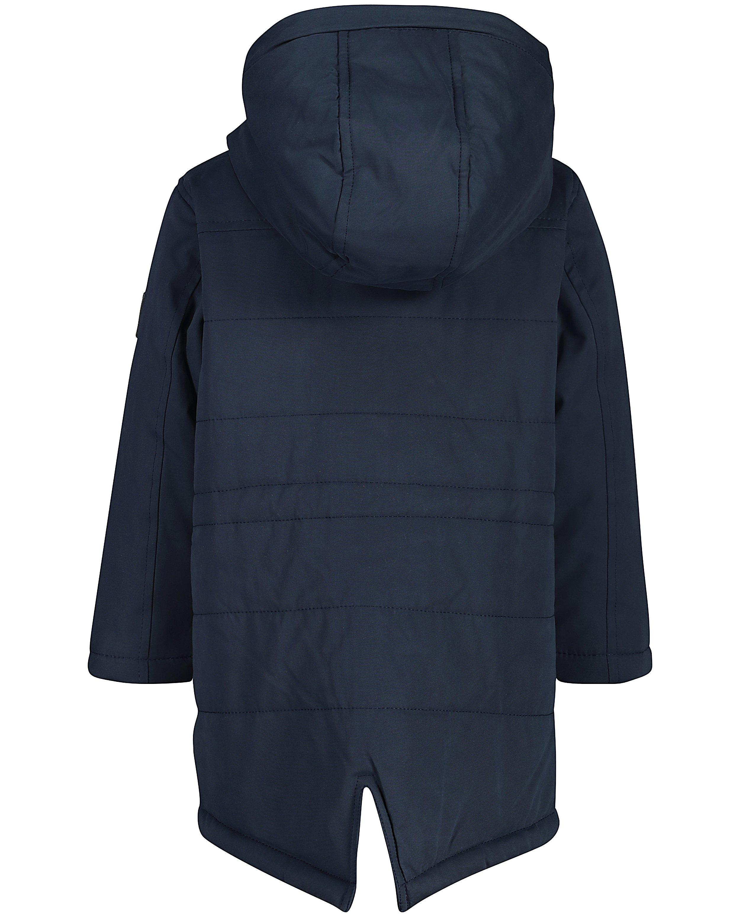 Longue veste bleu fonc&eacute; - D&eacute;tails du produit - bleu fonc&eacute; - image num&eacute;ro 4