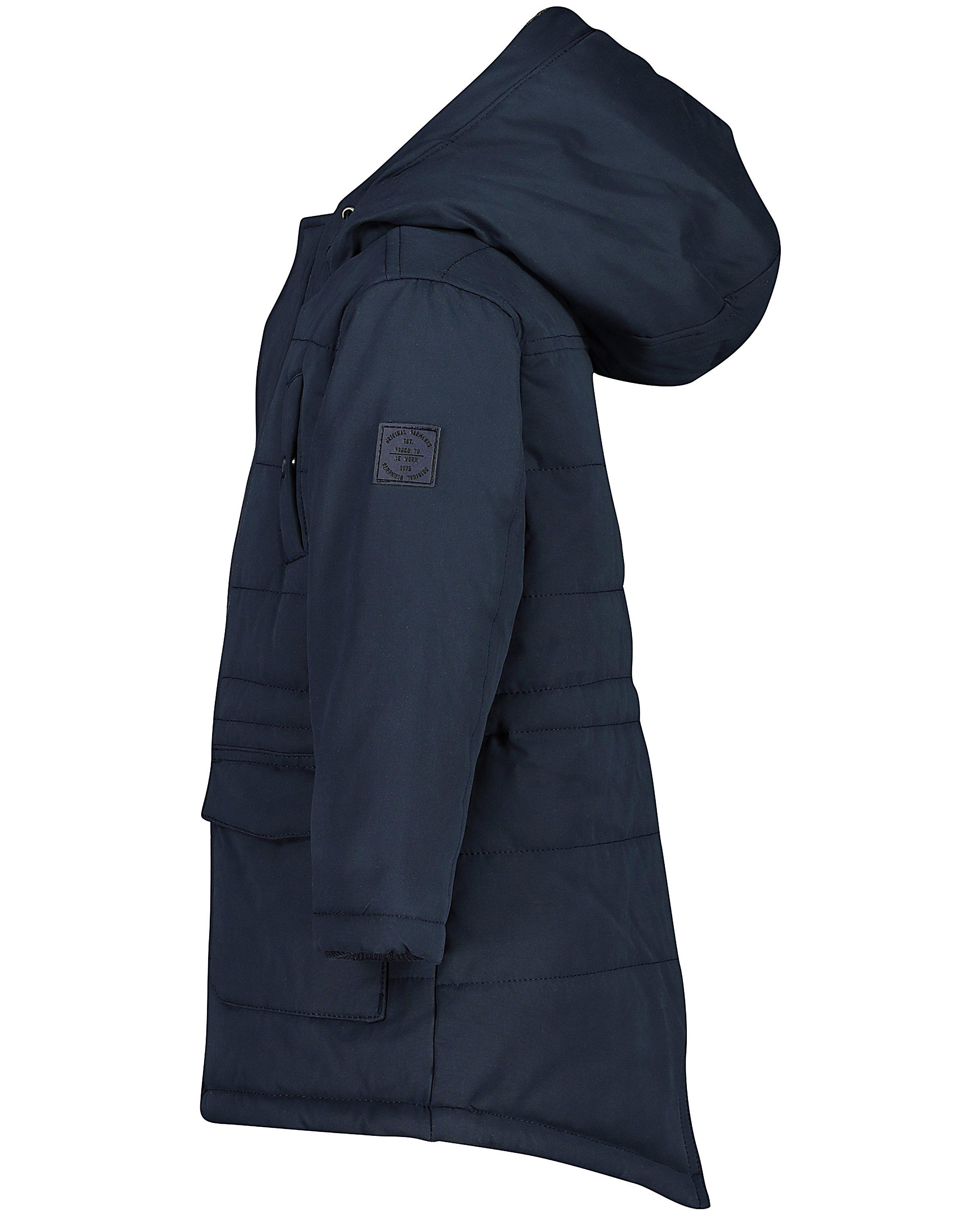 Longue veste bleu fonc&eacute; - D&eacute;tails du produit - bleu fonc&eacute; - image num&eacute;ro 5