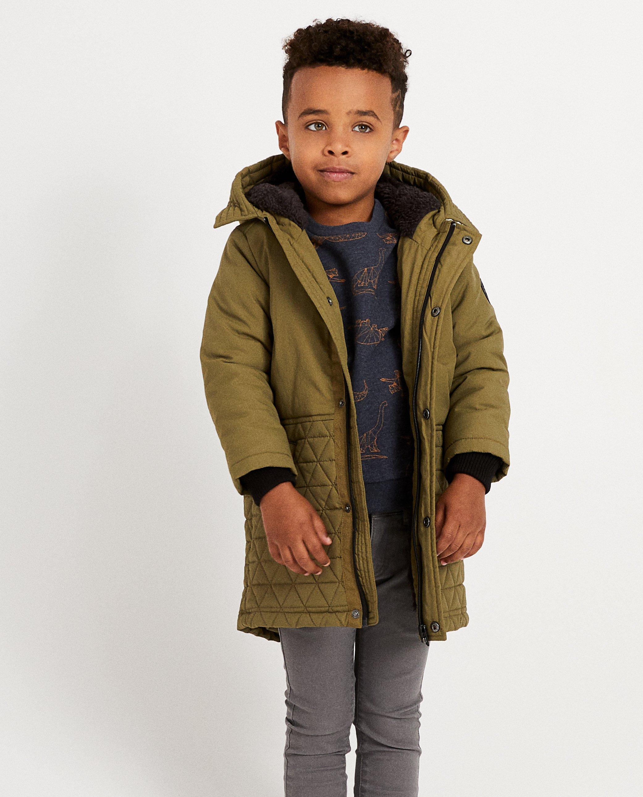Parka's - Groene waterafstotende lange jas