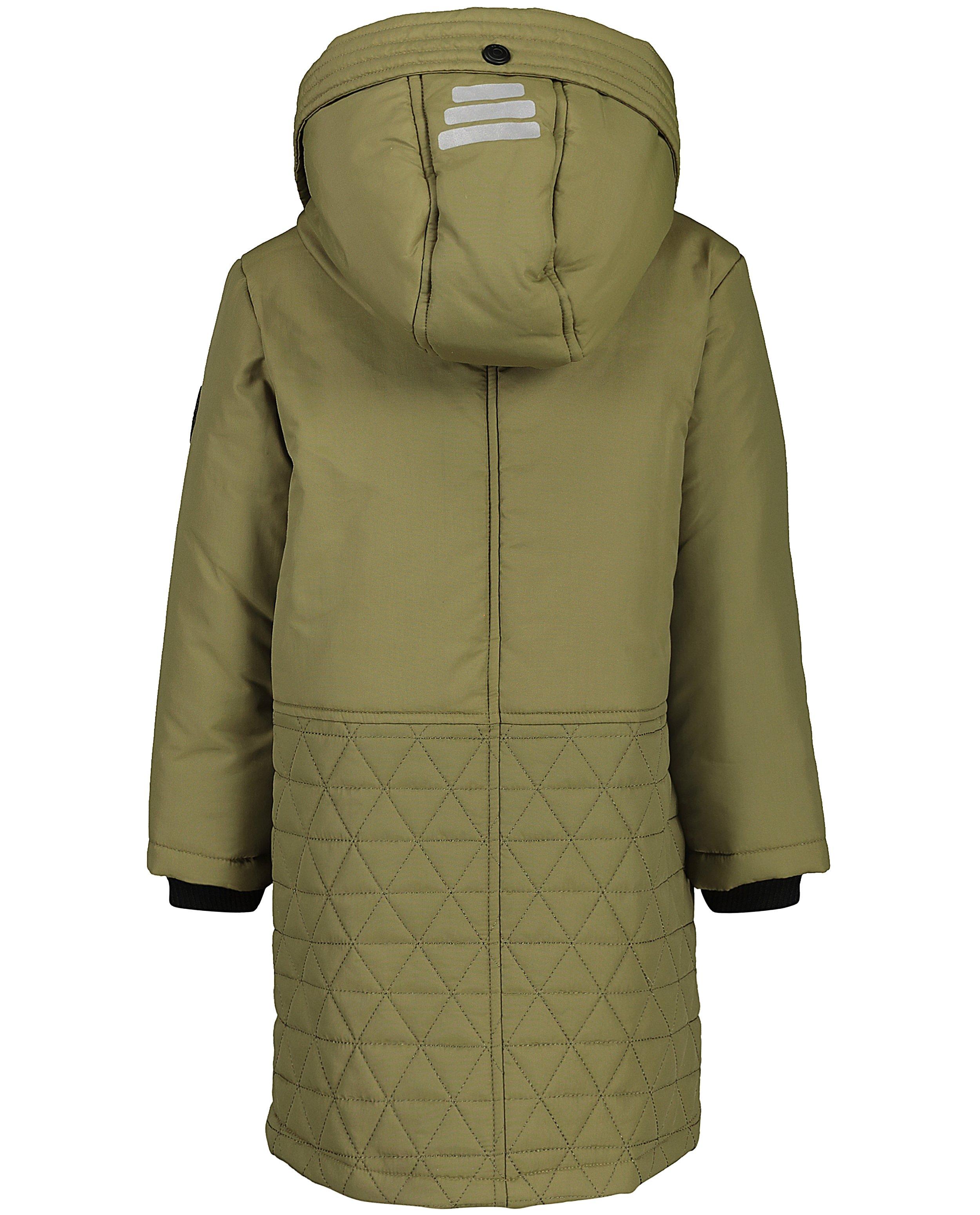 Parka's - Groene waterafstotende lange jas