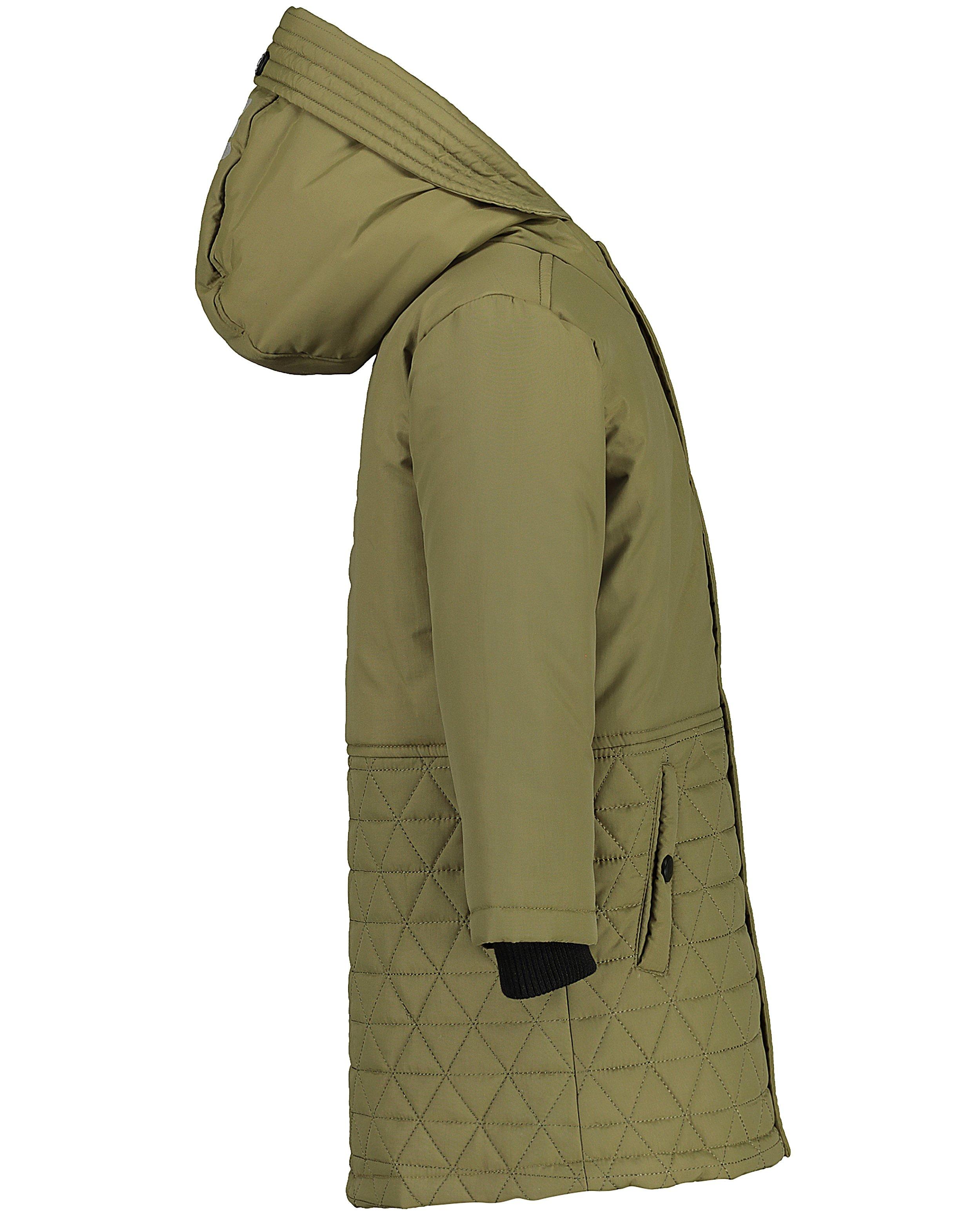 Parka's - Groene waterafstotende lange jas