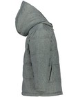 Jassen - Waterafstotende grijze jas met kap