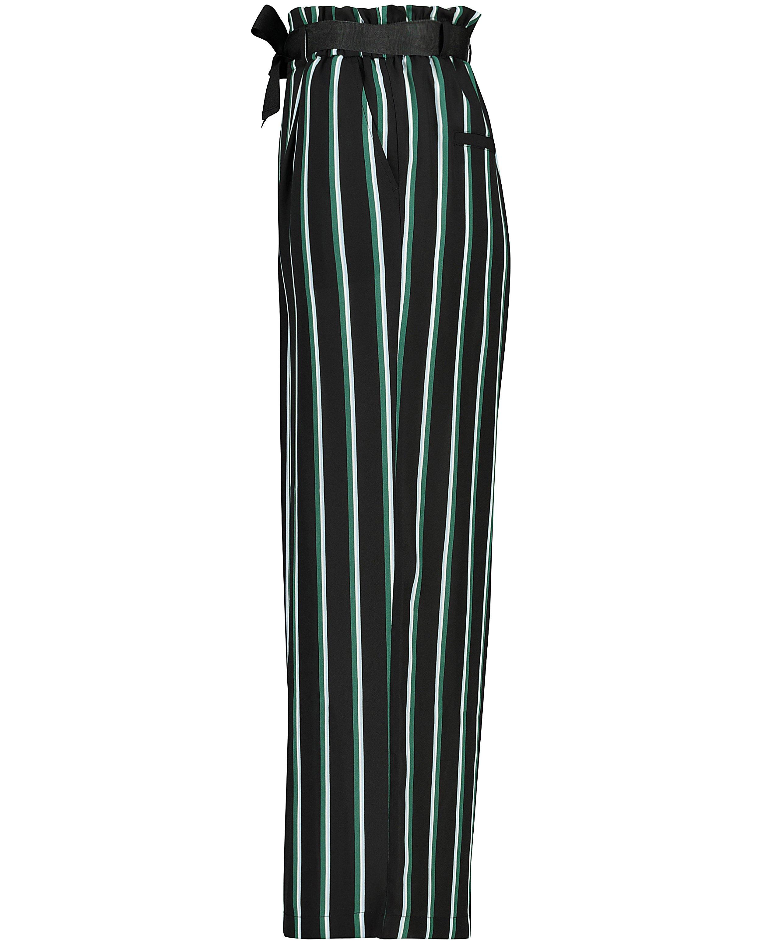 Broeken - Zwarte broek met strepen