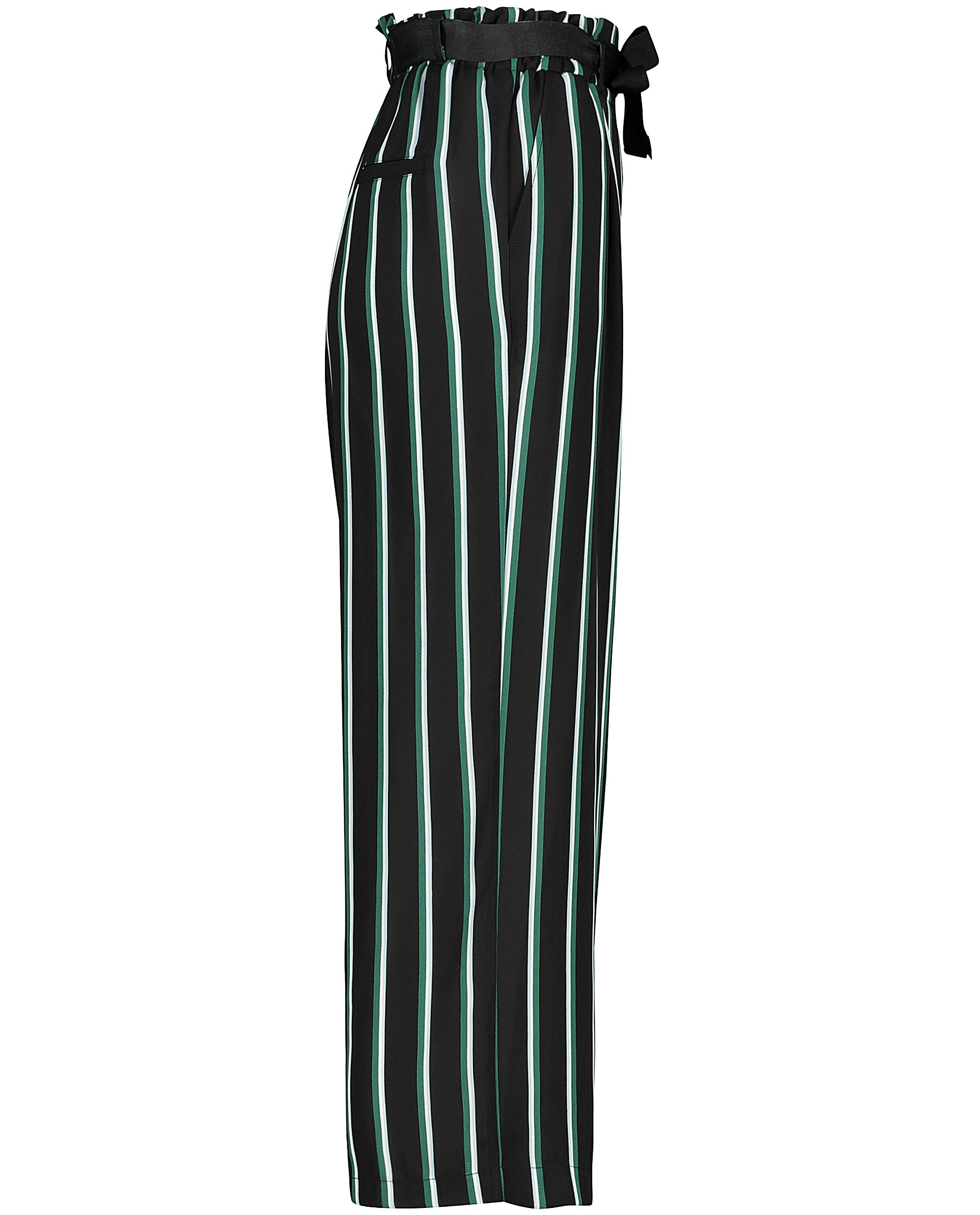 Broeken - Zwarte broek met strepen