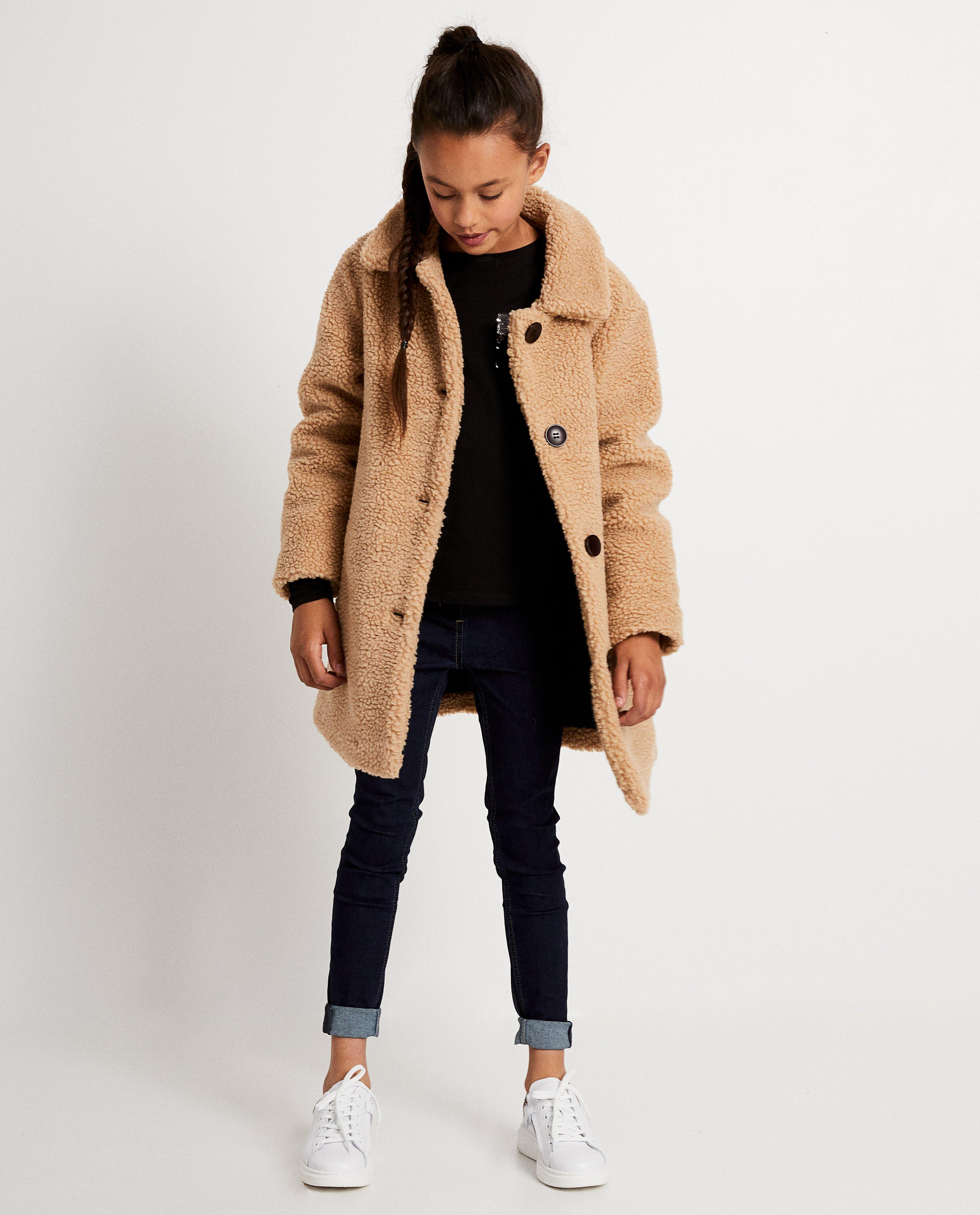 Beige teddy-jas - Product Detail - lichtbeige - afbeelding nummer 1