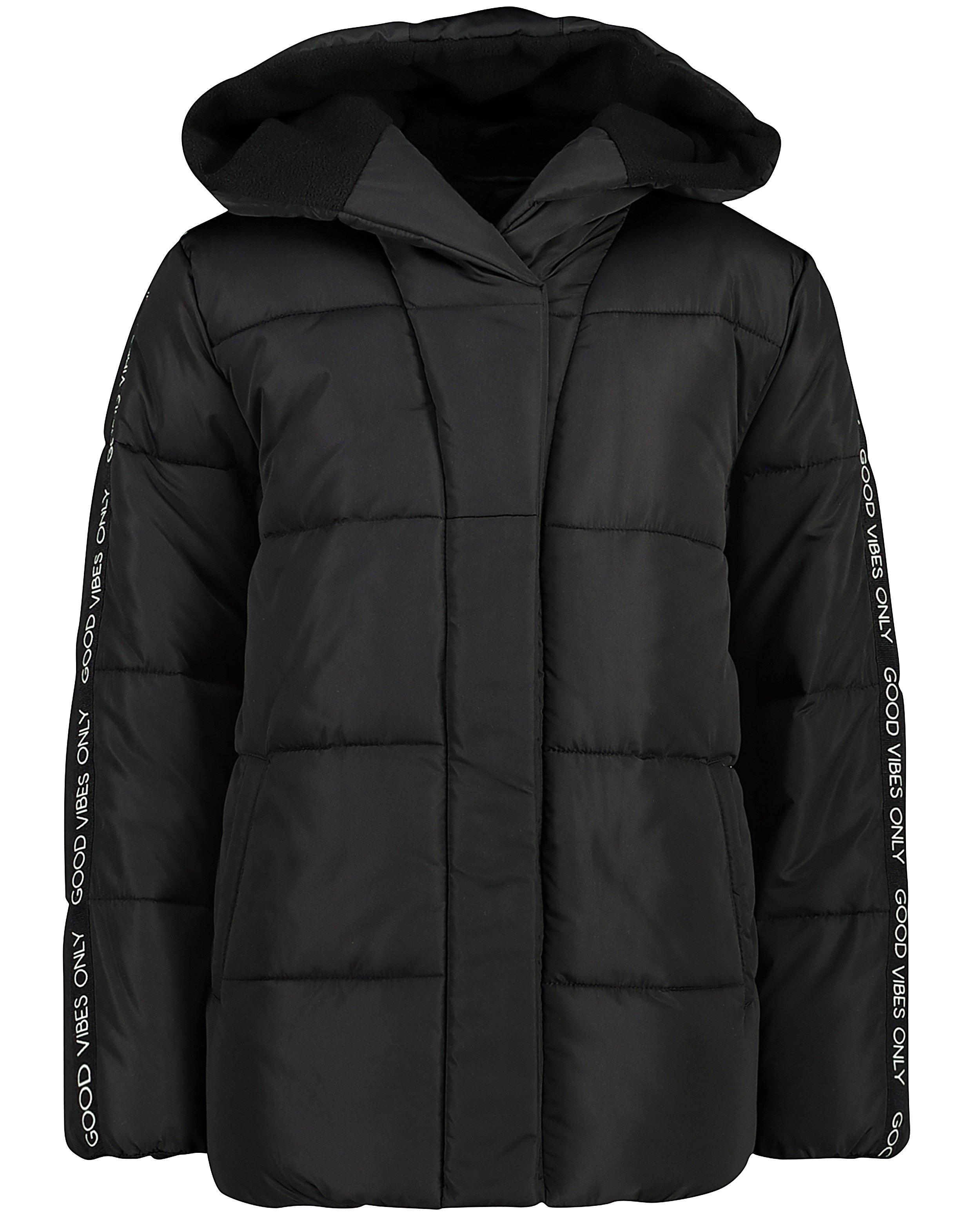 Doudounes - Veste noire 'good vibes only'