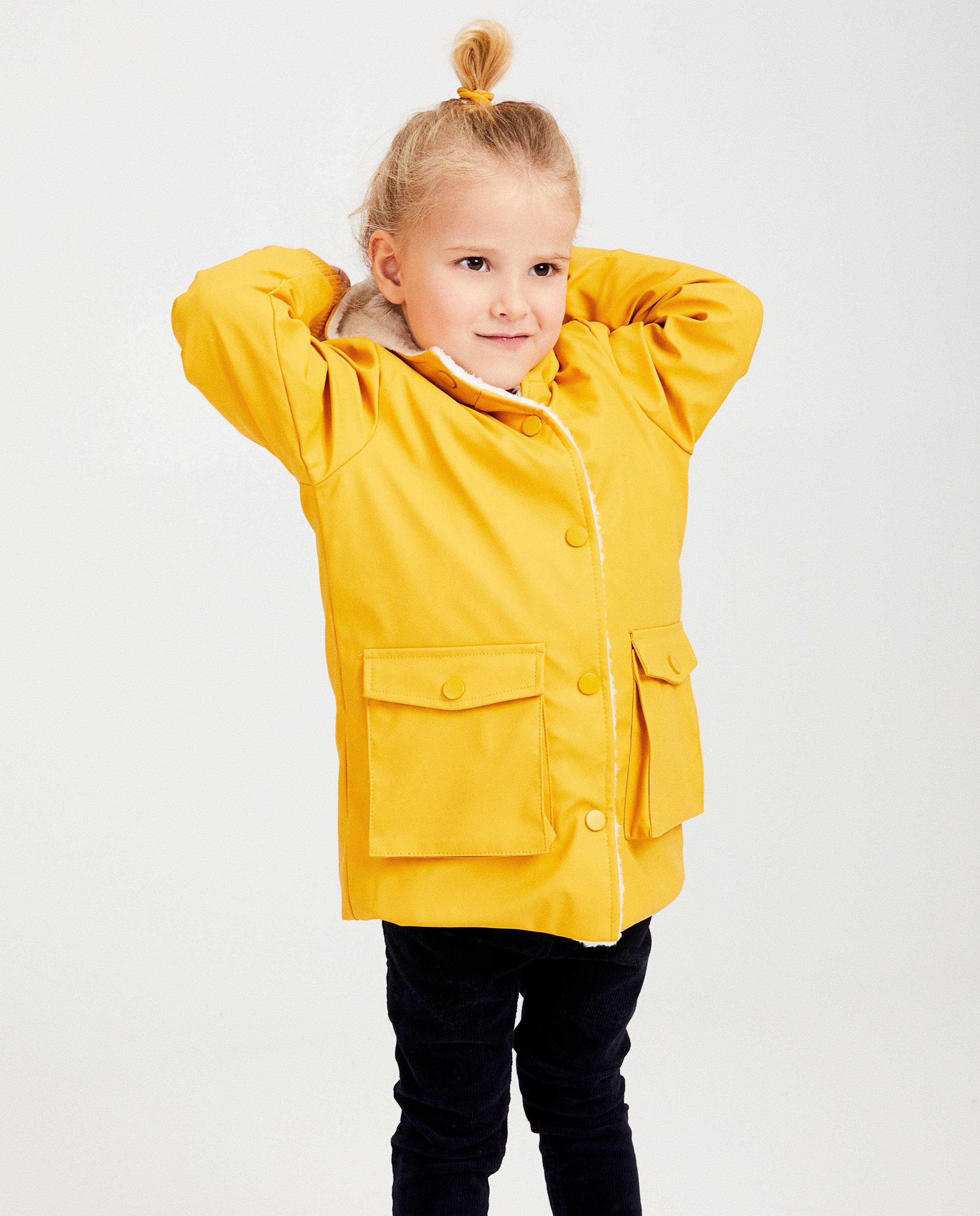 Veste discount jaune enfant