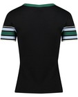 T-shirts - Zwart T-shirt met color block