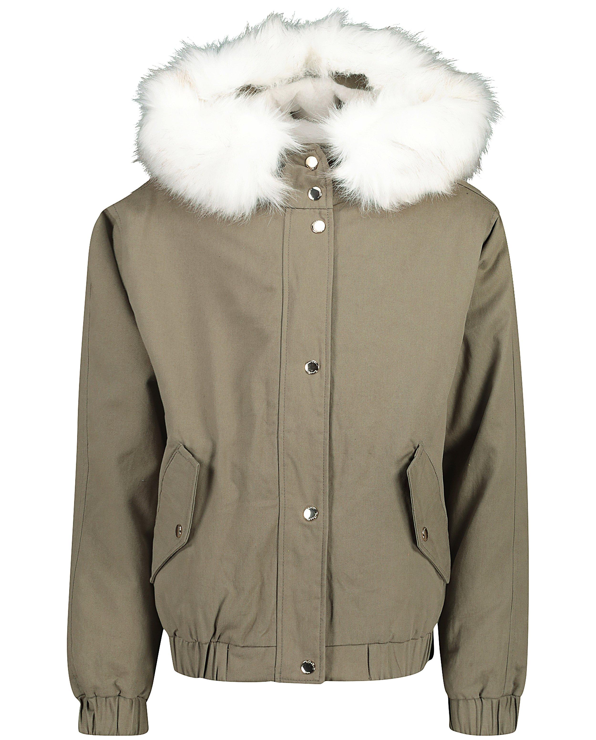 Parkas - Veste avec de la fourrure blanche