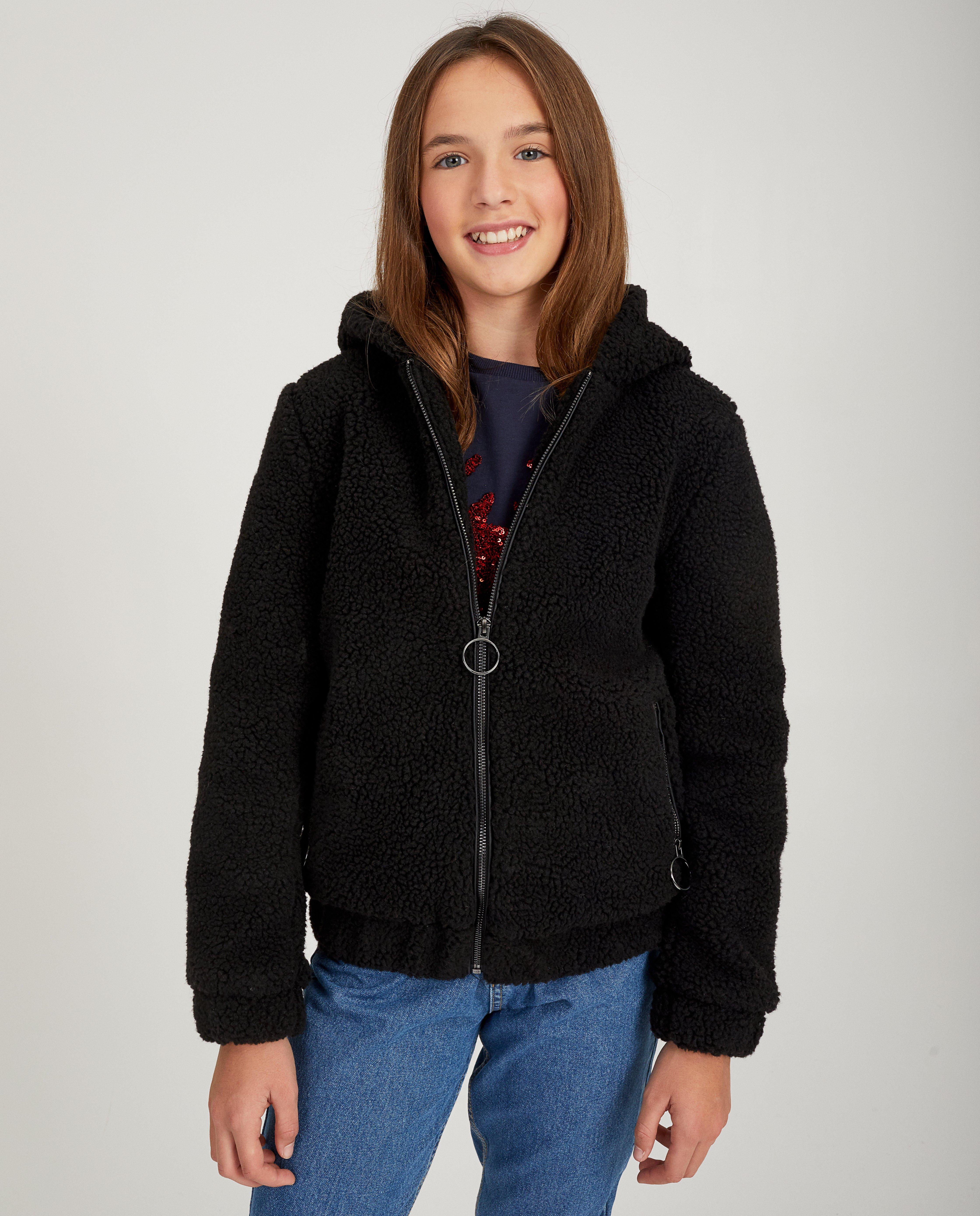 Poncho's en teddy's - Zwart teddy-vest