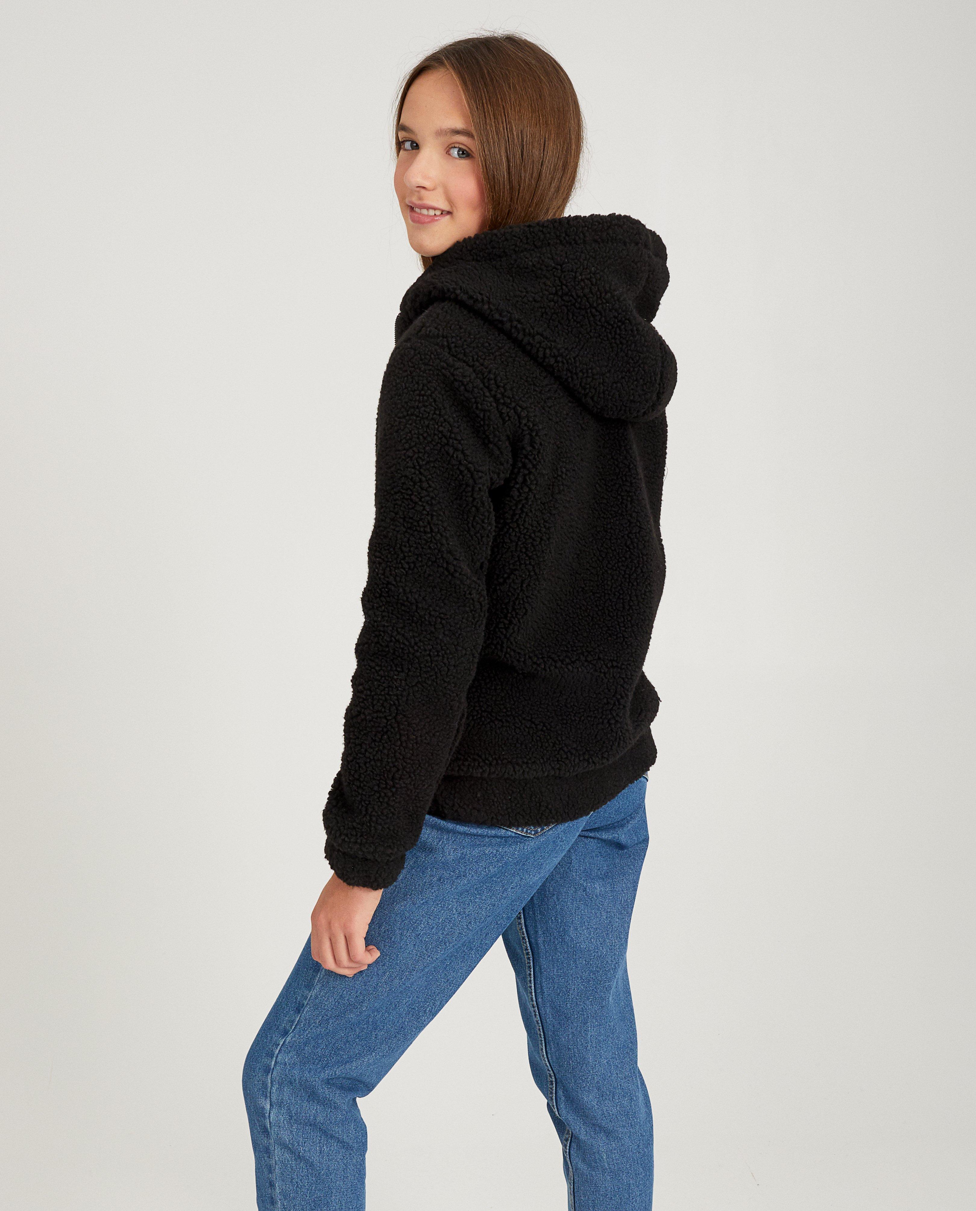 Poncho's en teddy's - Zwart teddy-vest