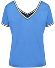 T-shirts - Blauw T-shirt met V-hals Sora