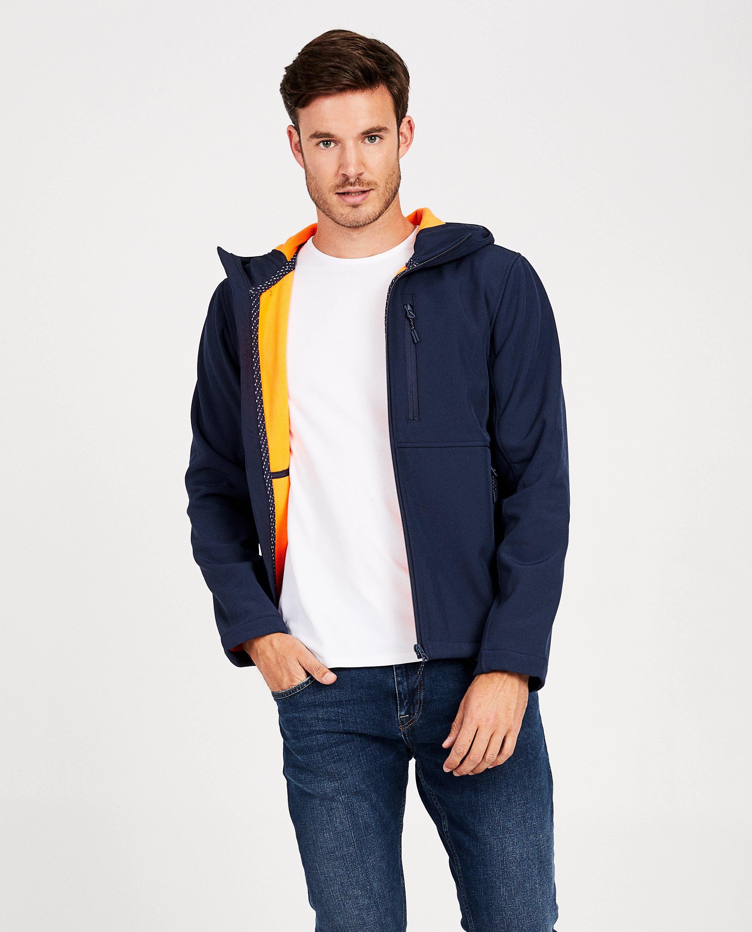 Poncho's en teddy's - Blauwe softshell jas
