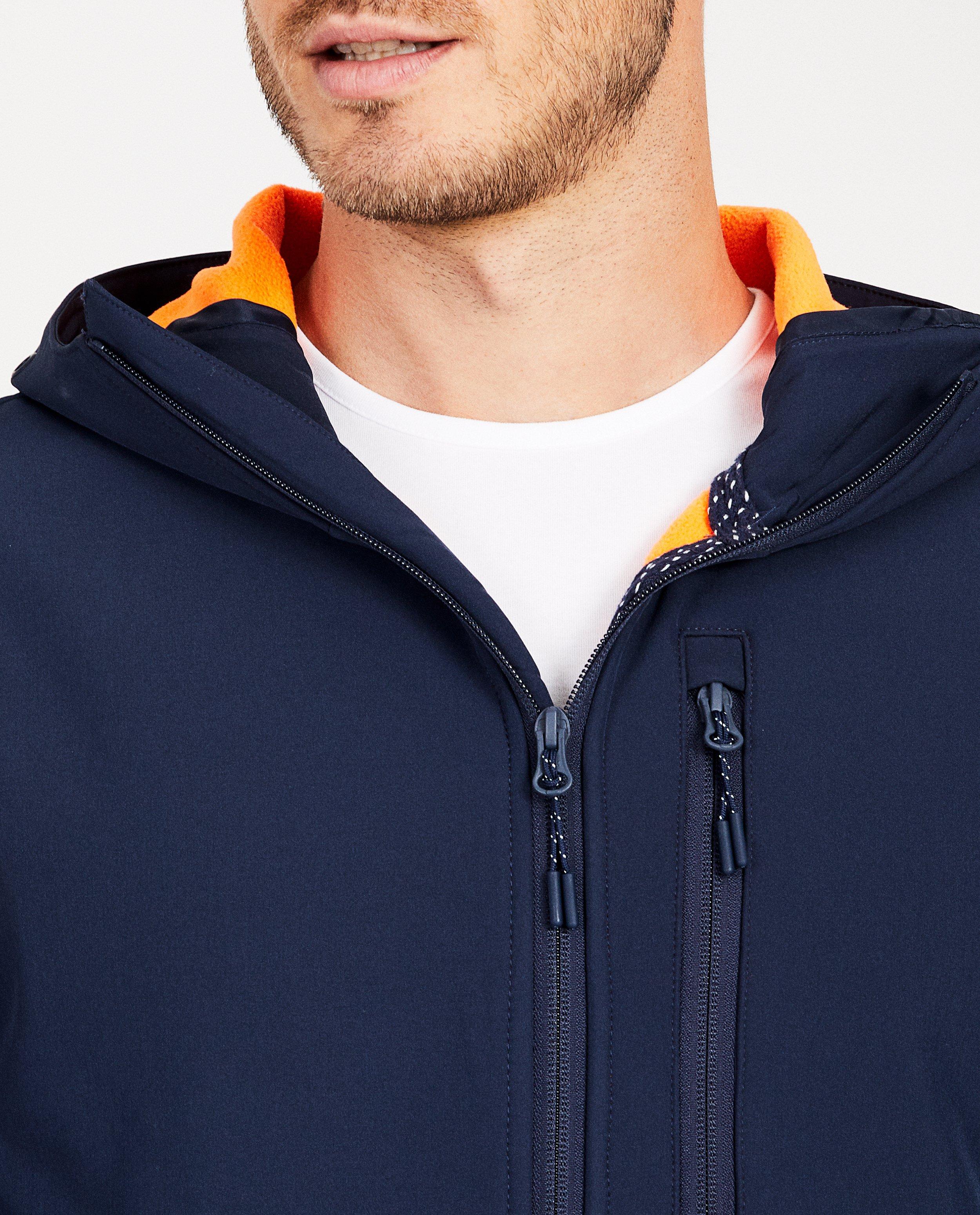 Poncho's en teddy's - Blauwe softshell jas